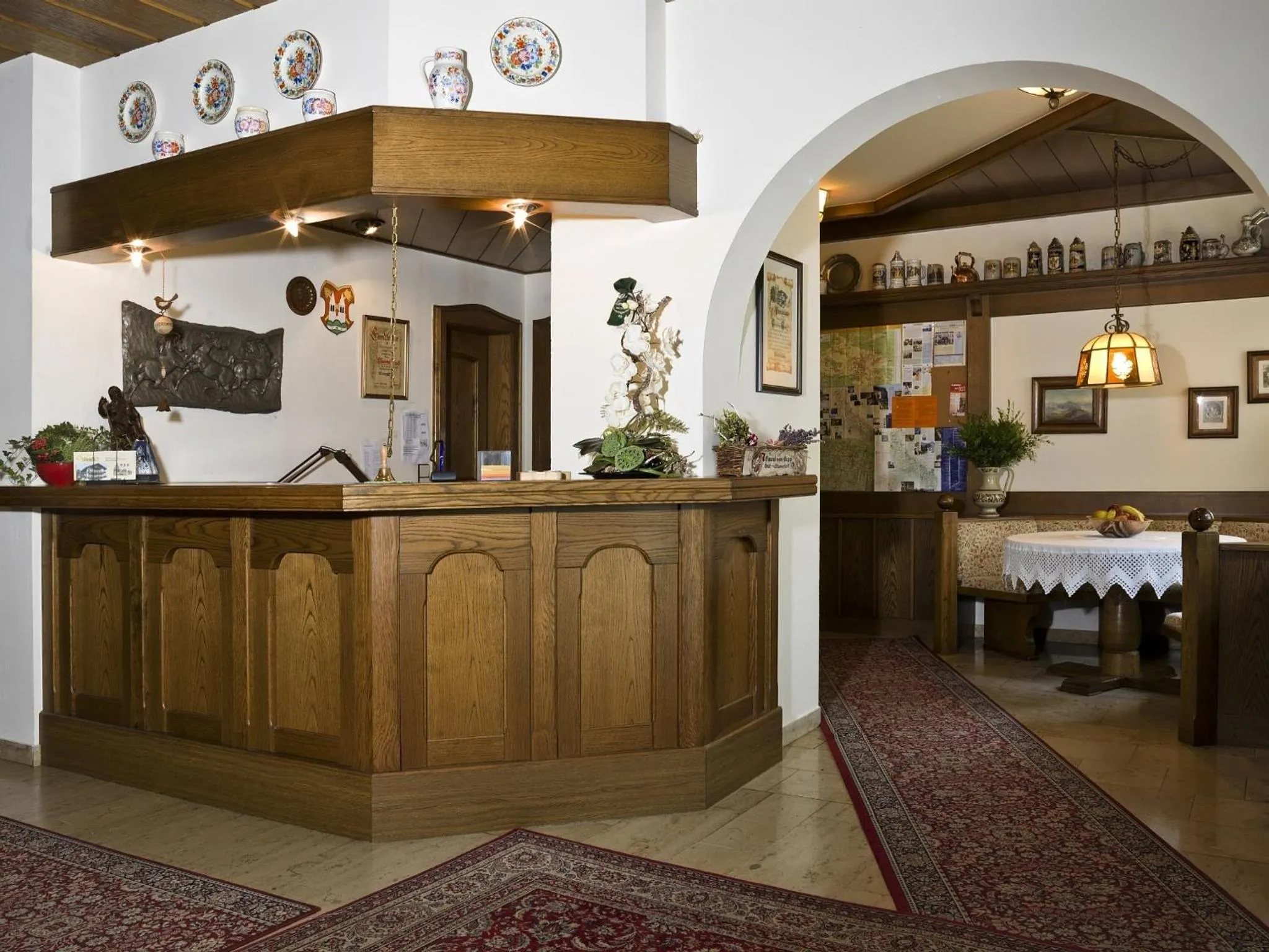 Lobby or reception in Hotel Bräukeller
