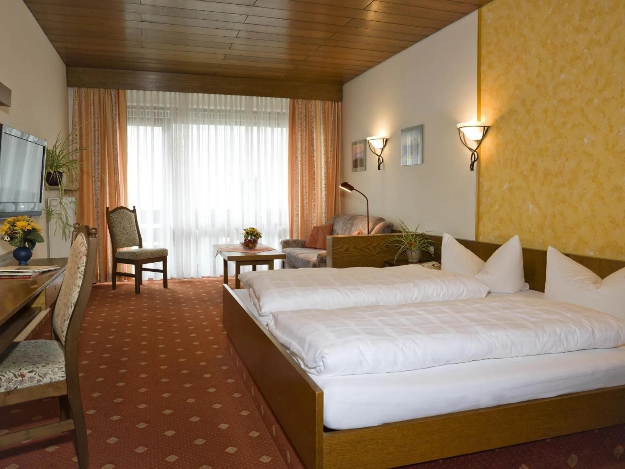 Bed in Hotel Bräukeller