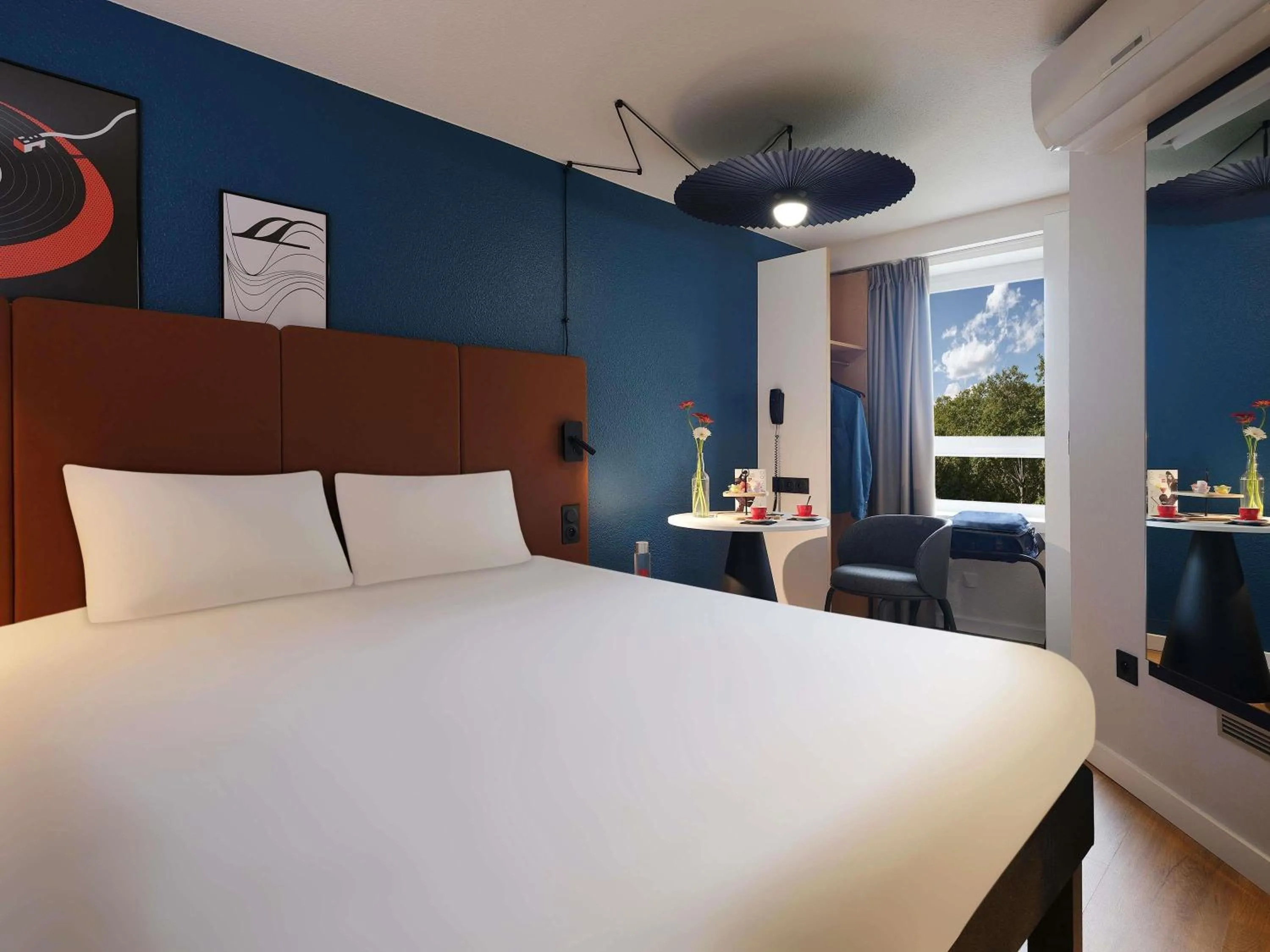 Bedroom, Bed in ibis Toulouse Pont Jumeaux