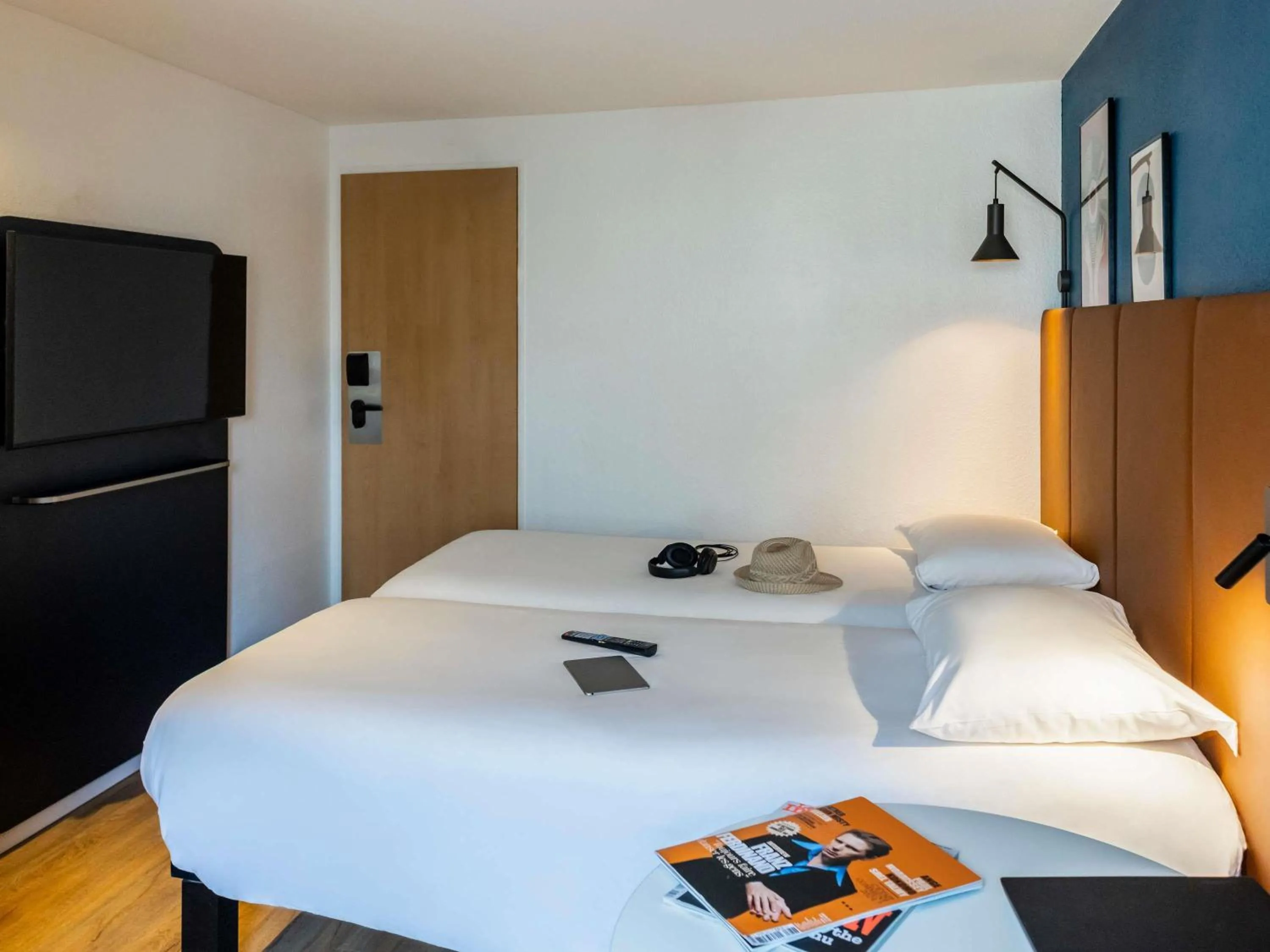 Bedroom, Bed in ibis Toulouse Pont Jumeaux