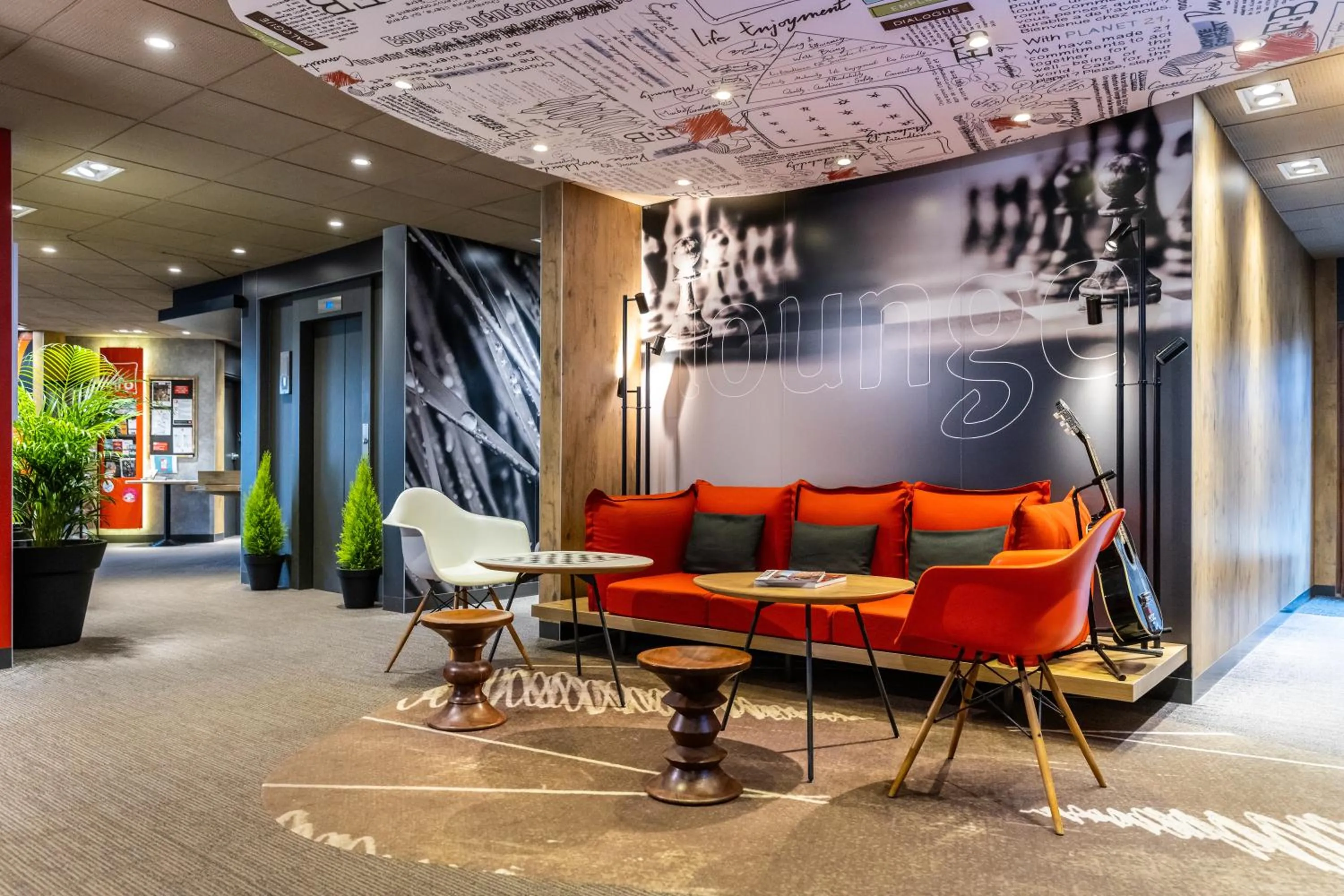 Living room in ibis Toulouse Pont Jumeaux