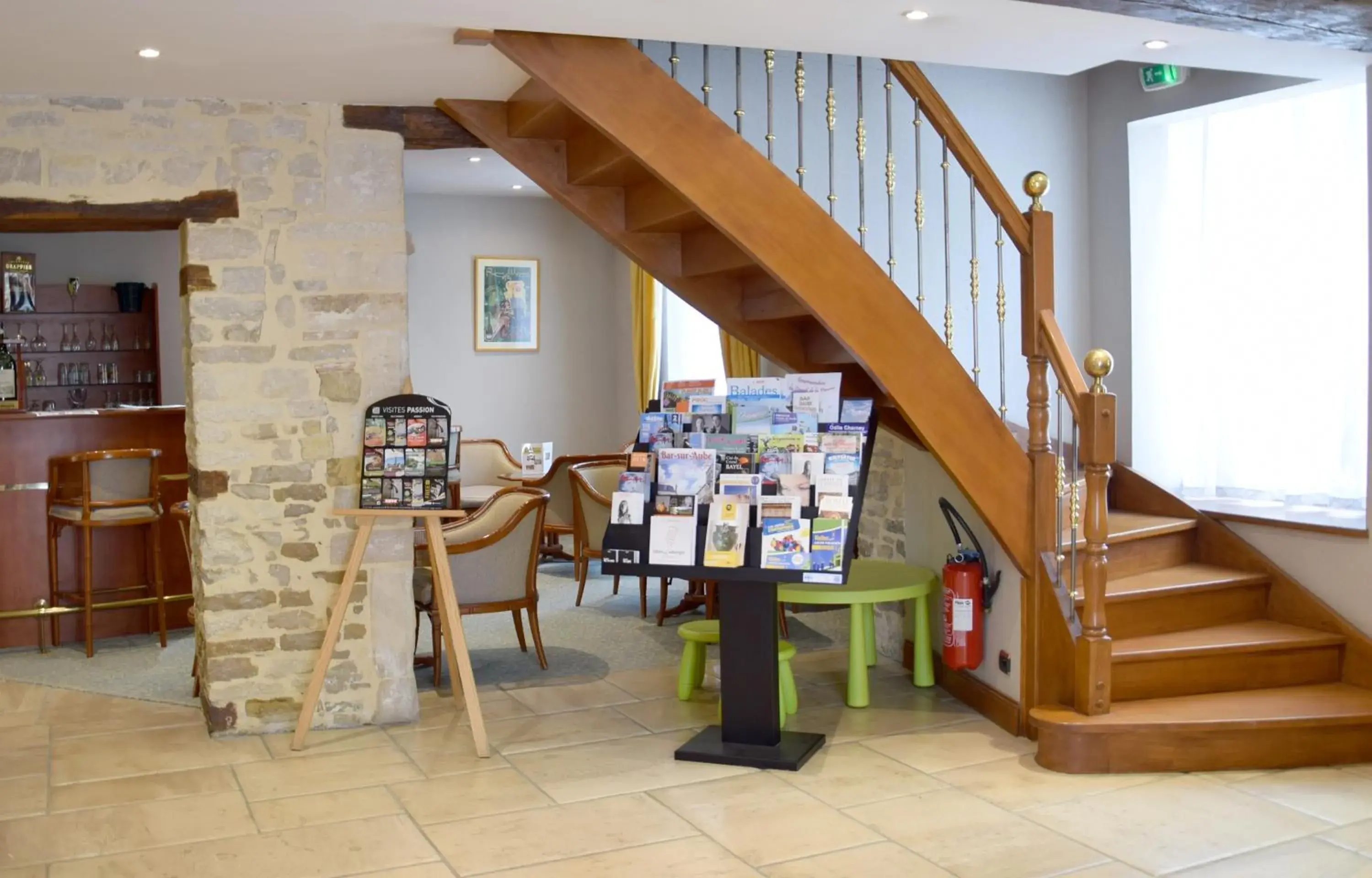 Lobby or reception in Logis Le Saint Nicolas Lobby or reception in Logis Le Saint Nicolas