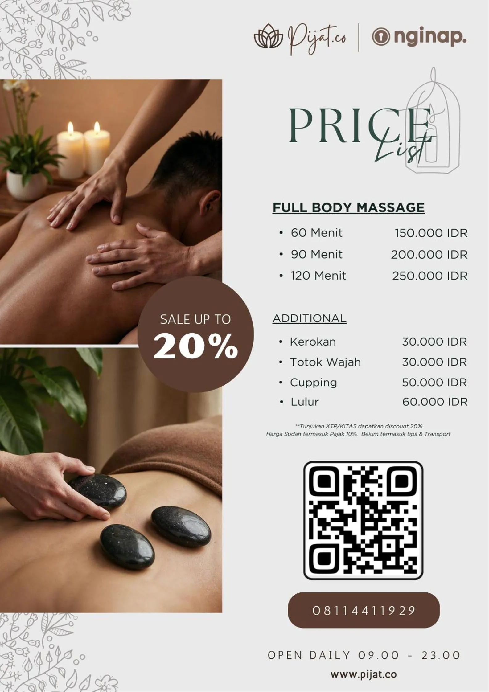 Massage in Apartemen Taman Melati Sinduadi By NGINAP