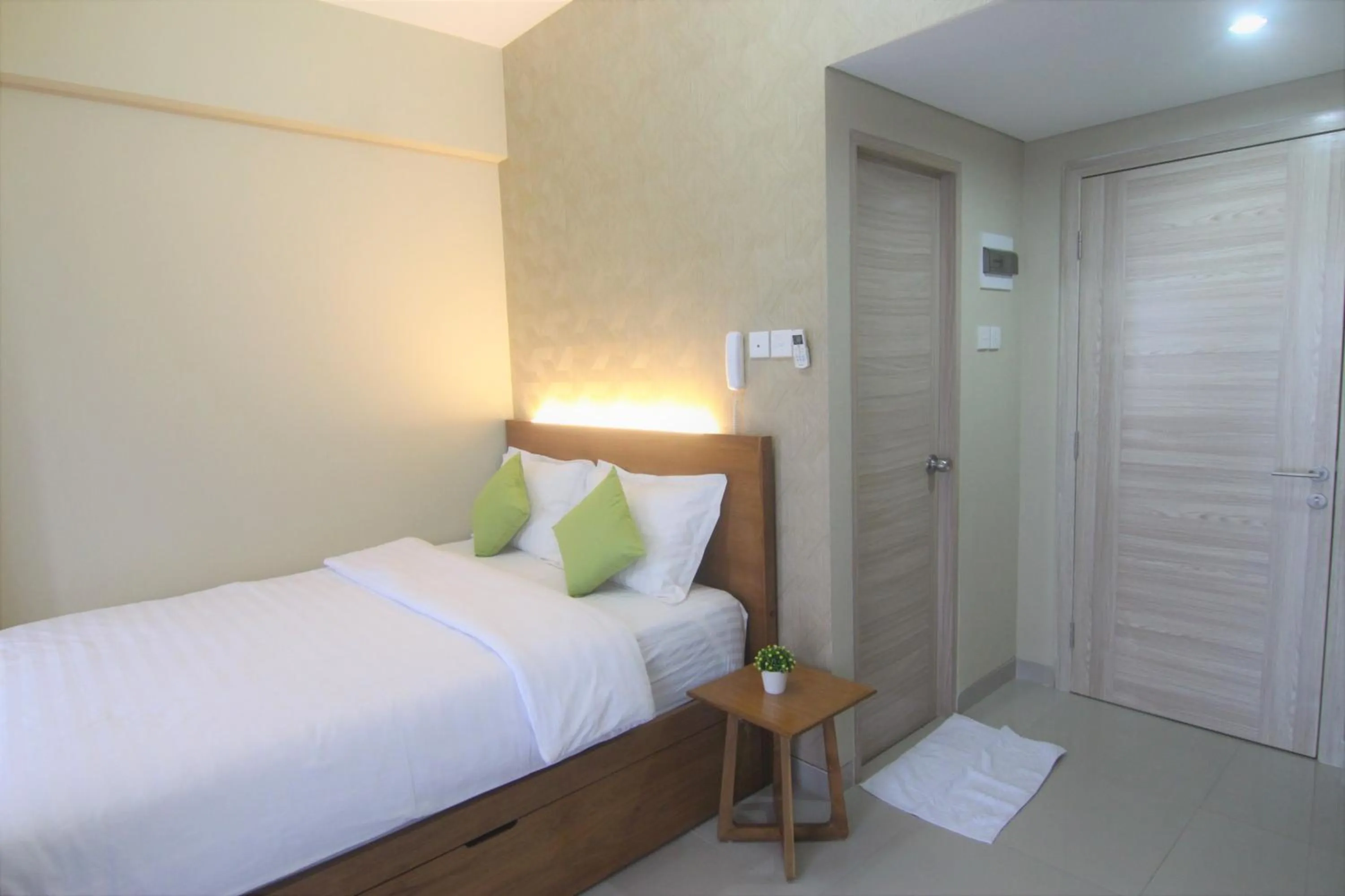 Bed in Apartemen Taman Melati Sinduadi By NGINAP