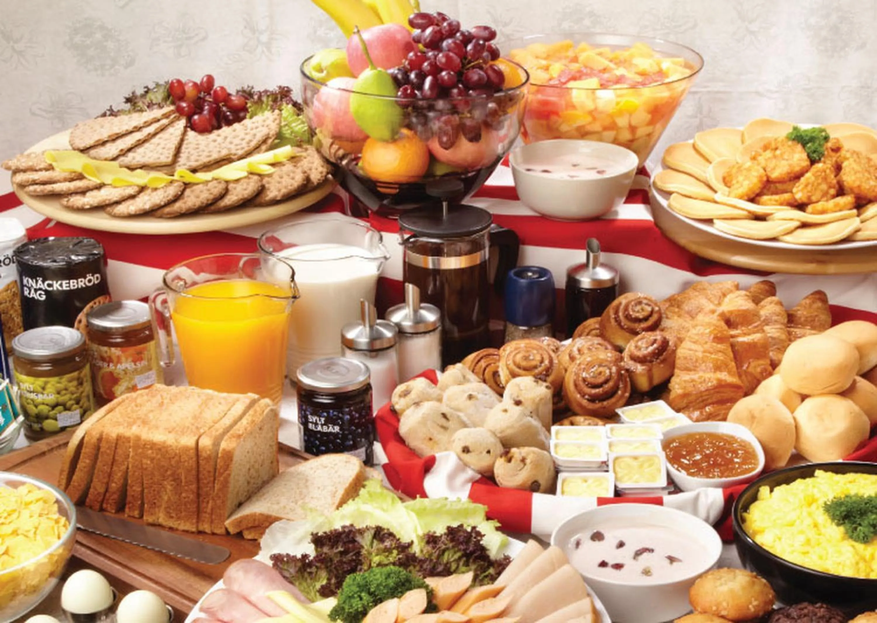 Continental breakfast in Hotel Kyrton