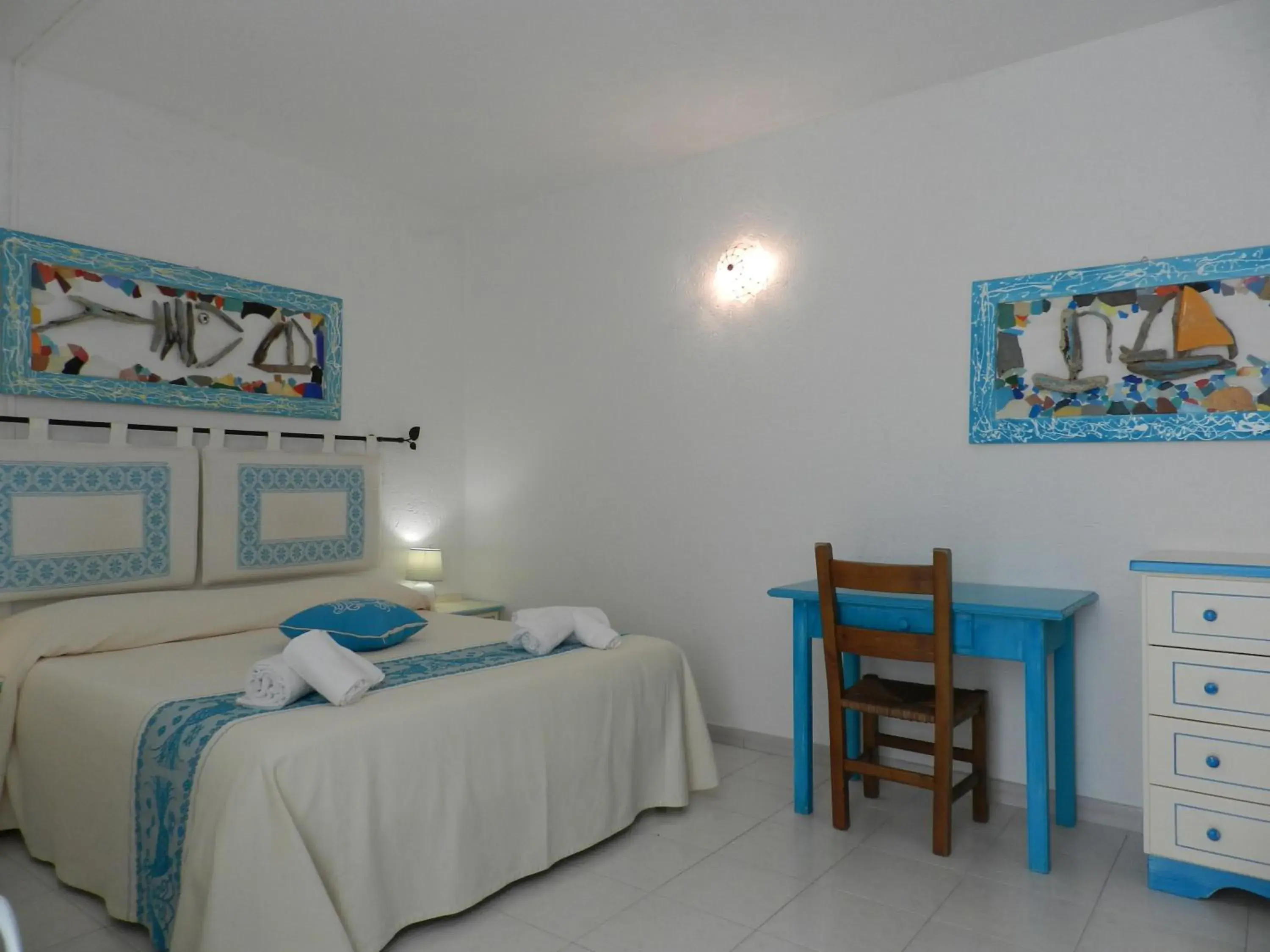 Bed in Hotel Canne al Vento Bed in Hotel Canne al Vento