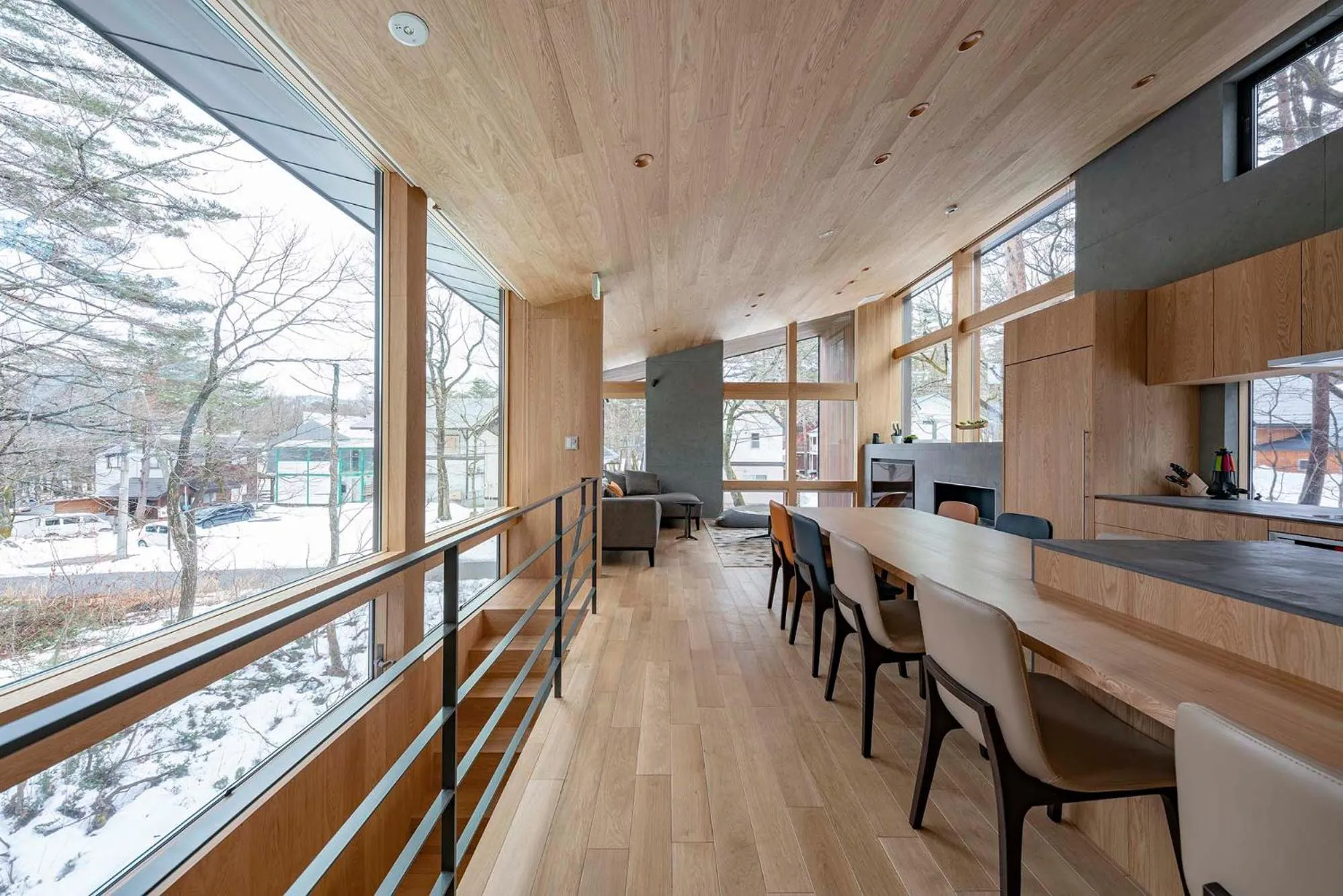 Living room in Kairos by the Mountain by The Hakuba Collection