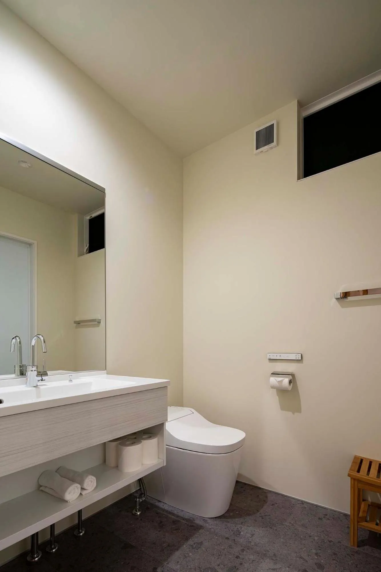Bathroom in Kairos by the Mountain by The Hakuba Collection