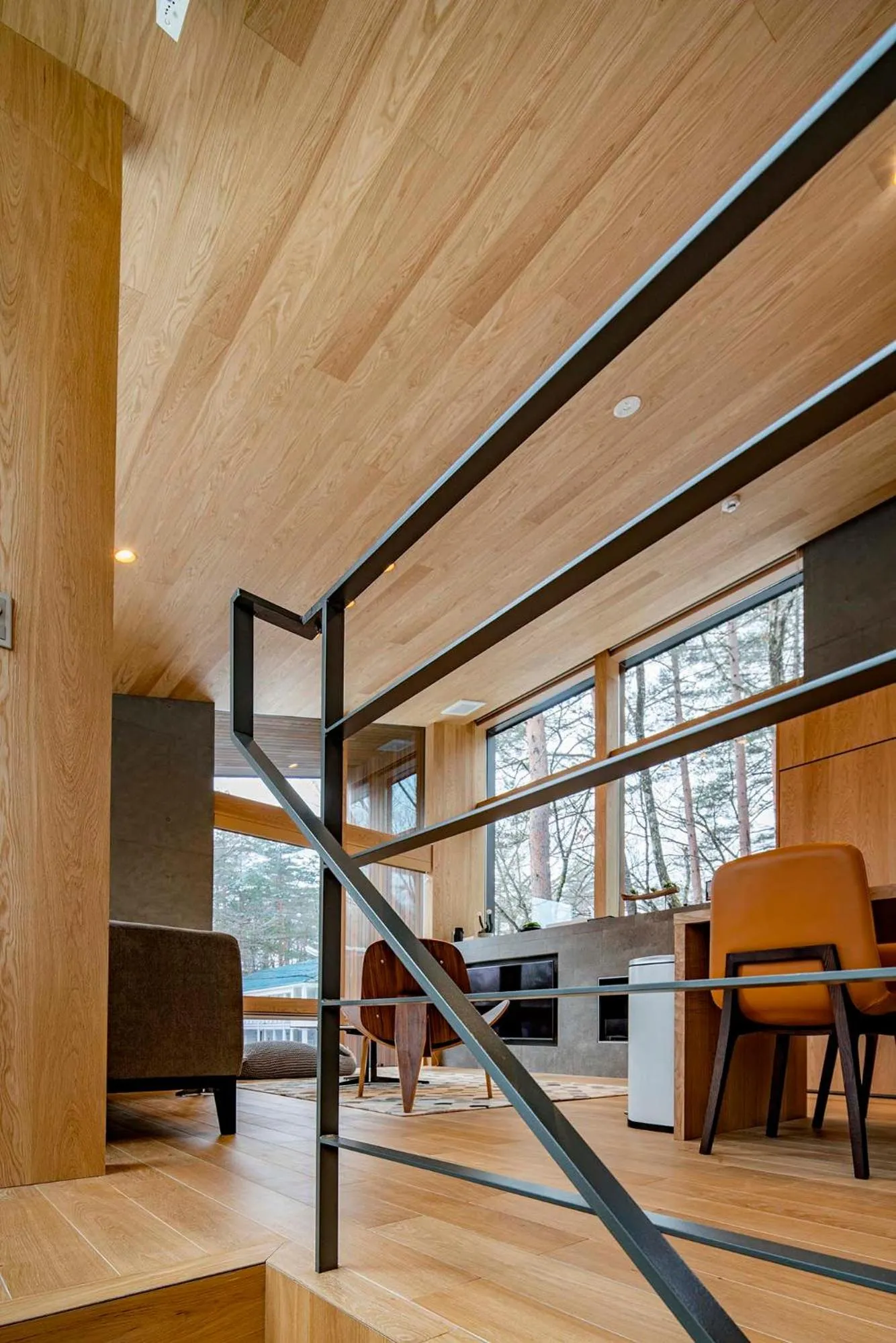 Living room in Kairos by the Mountain by The Hakuba Collection