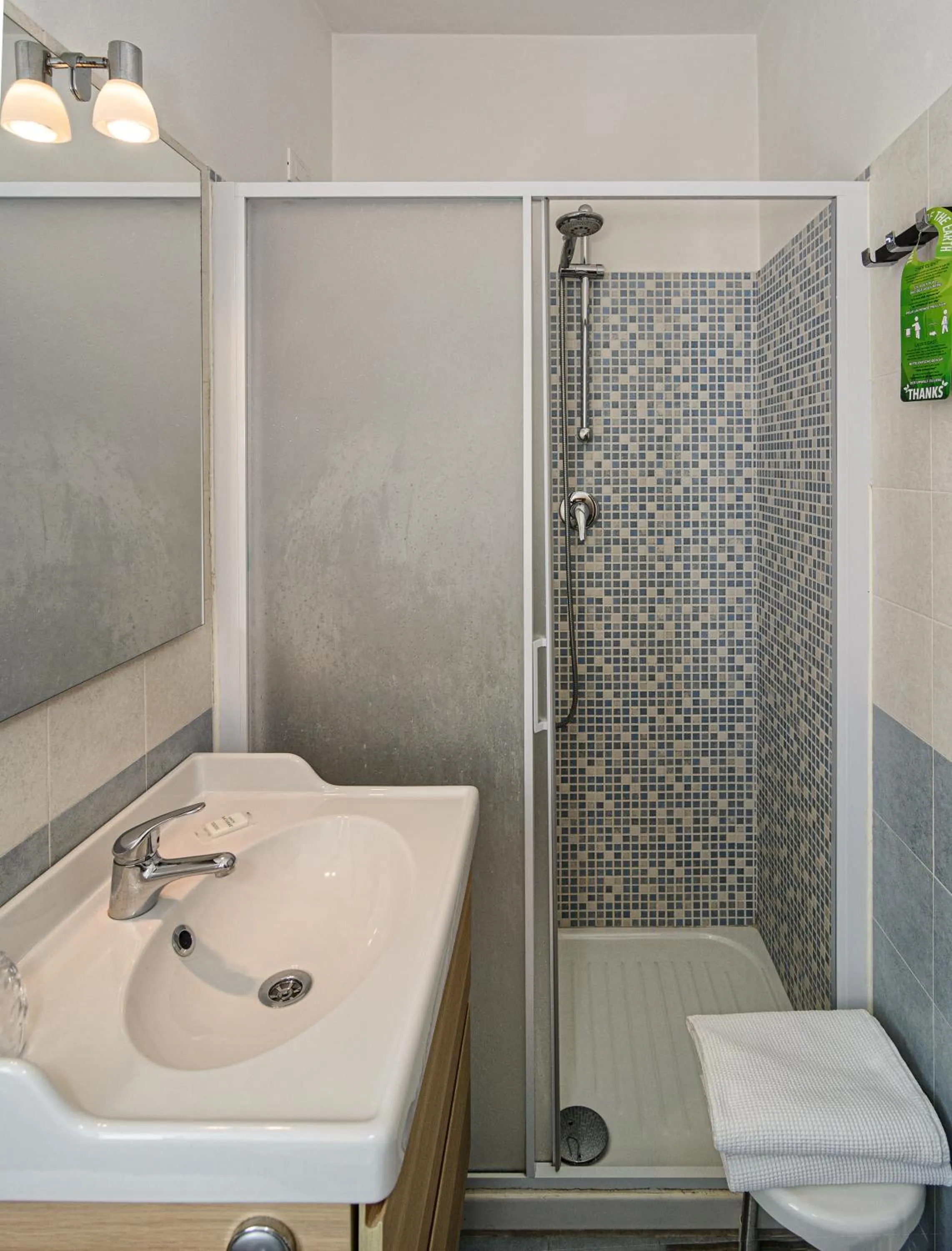 Shower in Hotel Paris