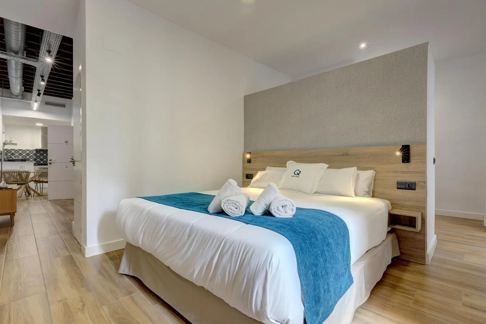 Bedroom, Bed in Aqua Apartments Málaga