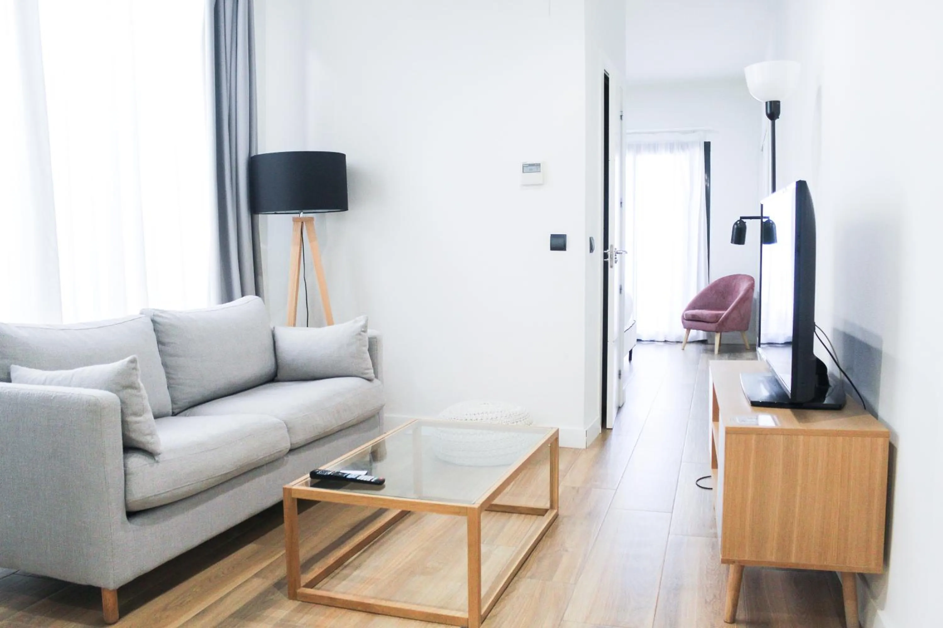 Living room in Aqua Apartments Málaga