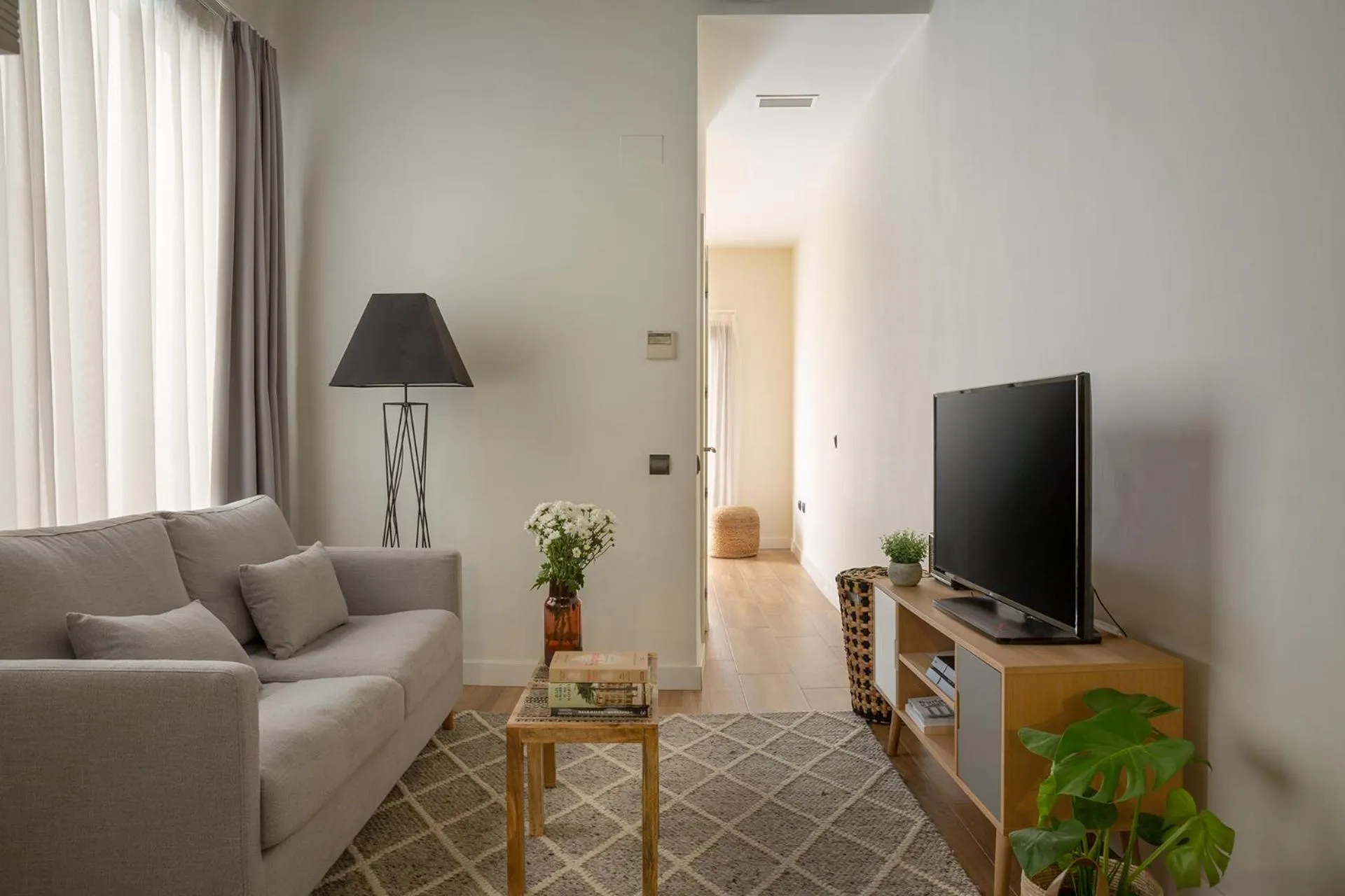 Living room in Aqua Apartments Málaga