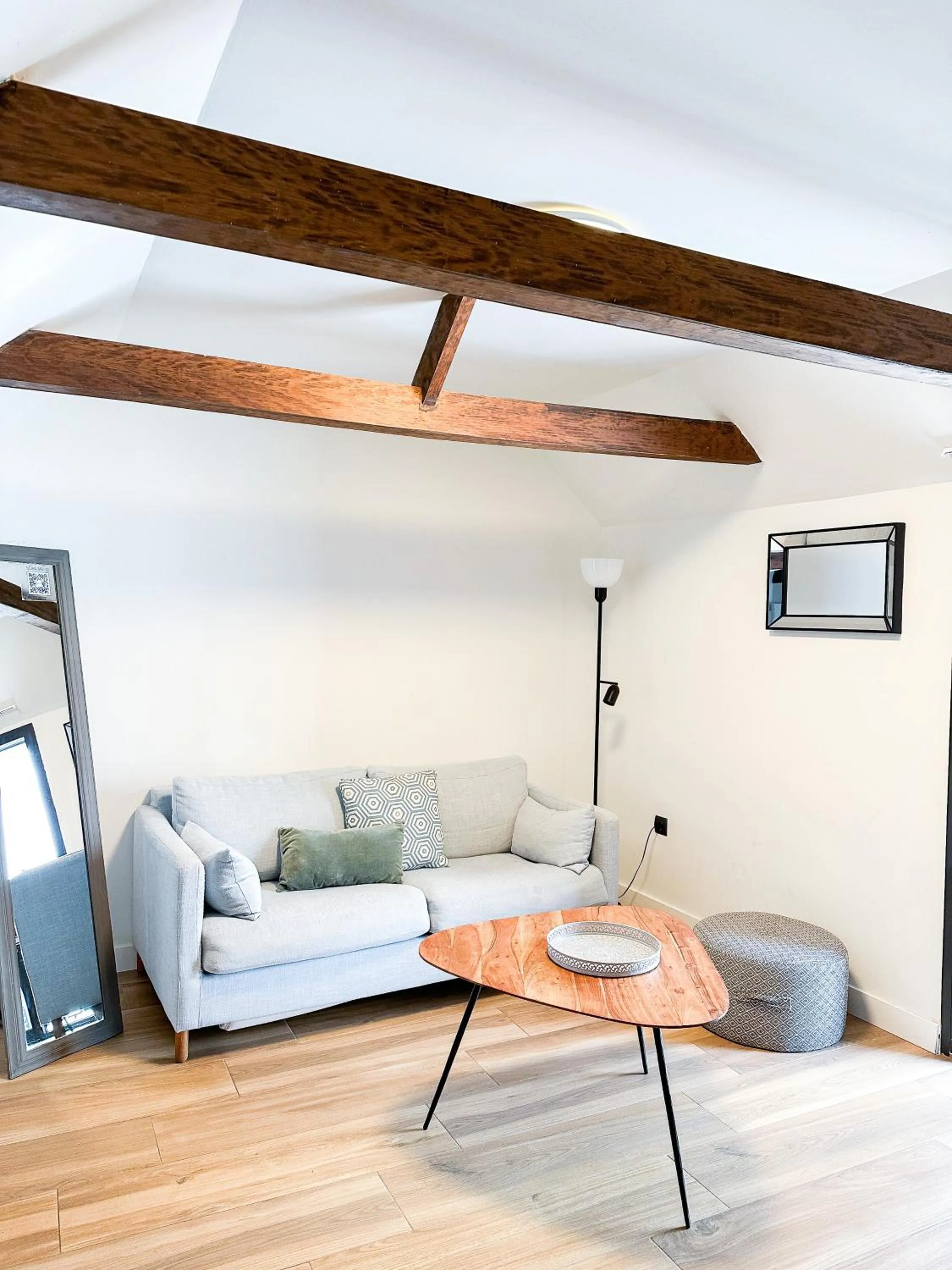 Seating area in Aqua Apartments Málaga