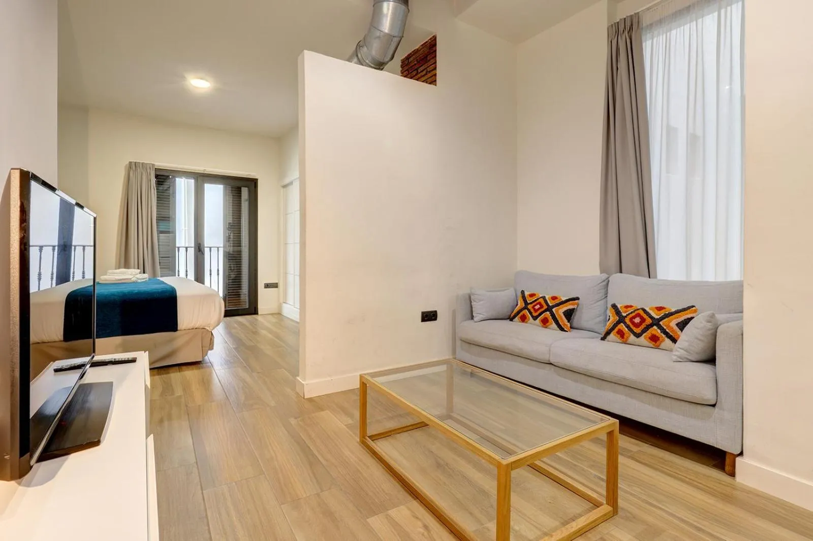 Living room in Aqua Apartments Málaga