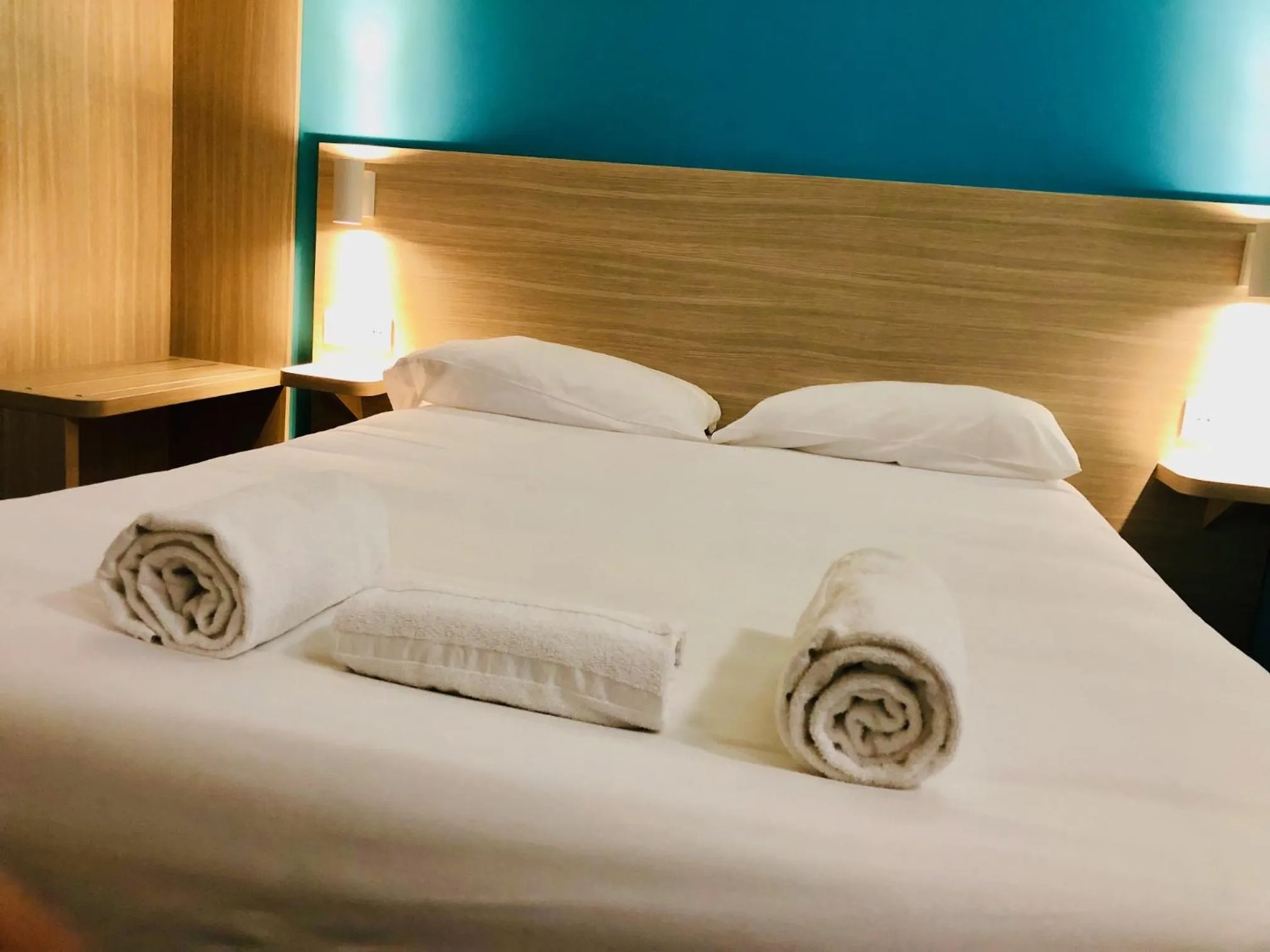 Bedroom, Bed in Hôtel du stade ex Kyriad Direct Lille Est Stade Pierre Mauroy