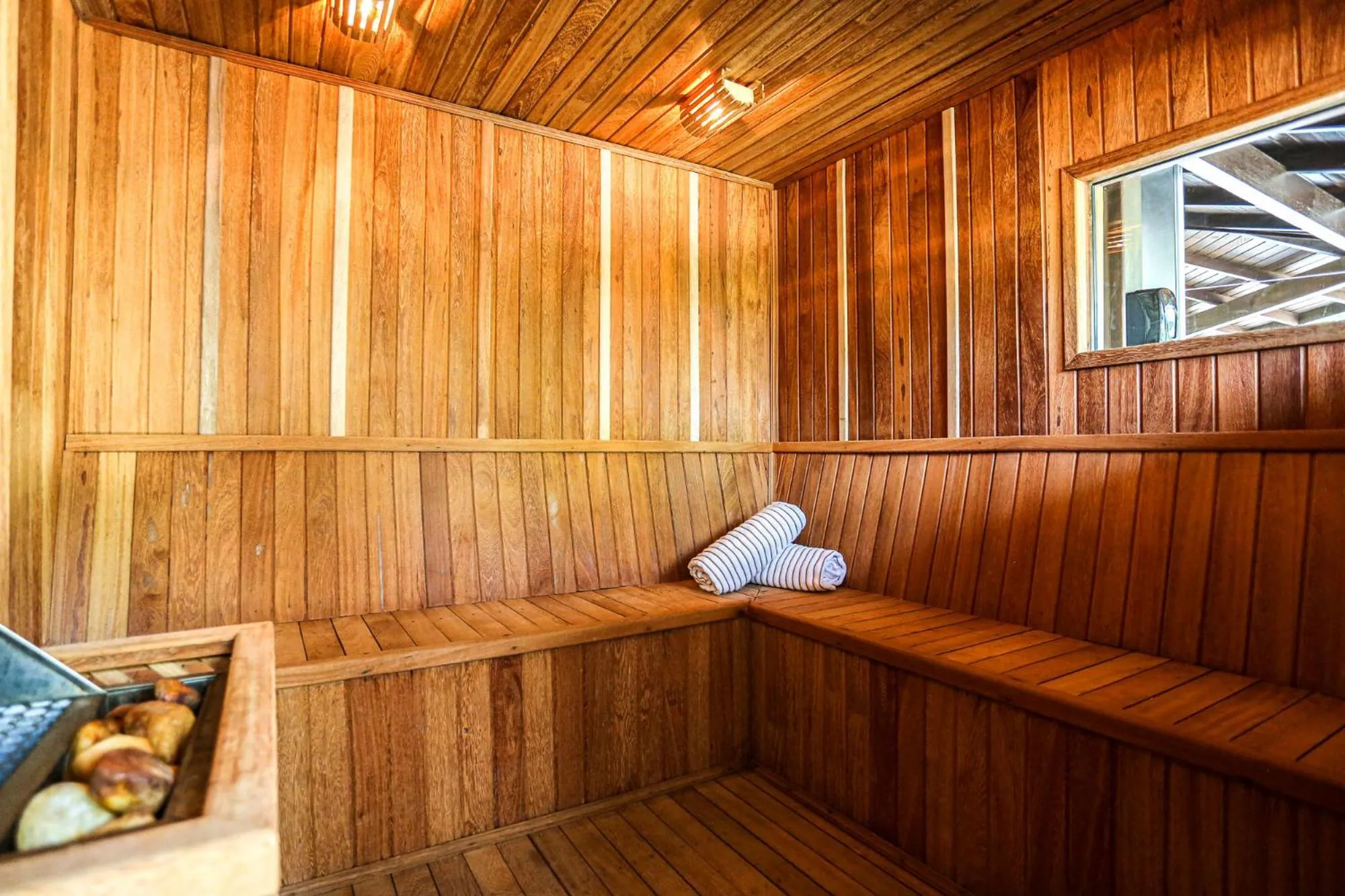Sauna in Estaleiro Guest House