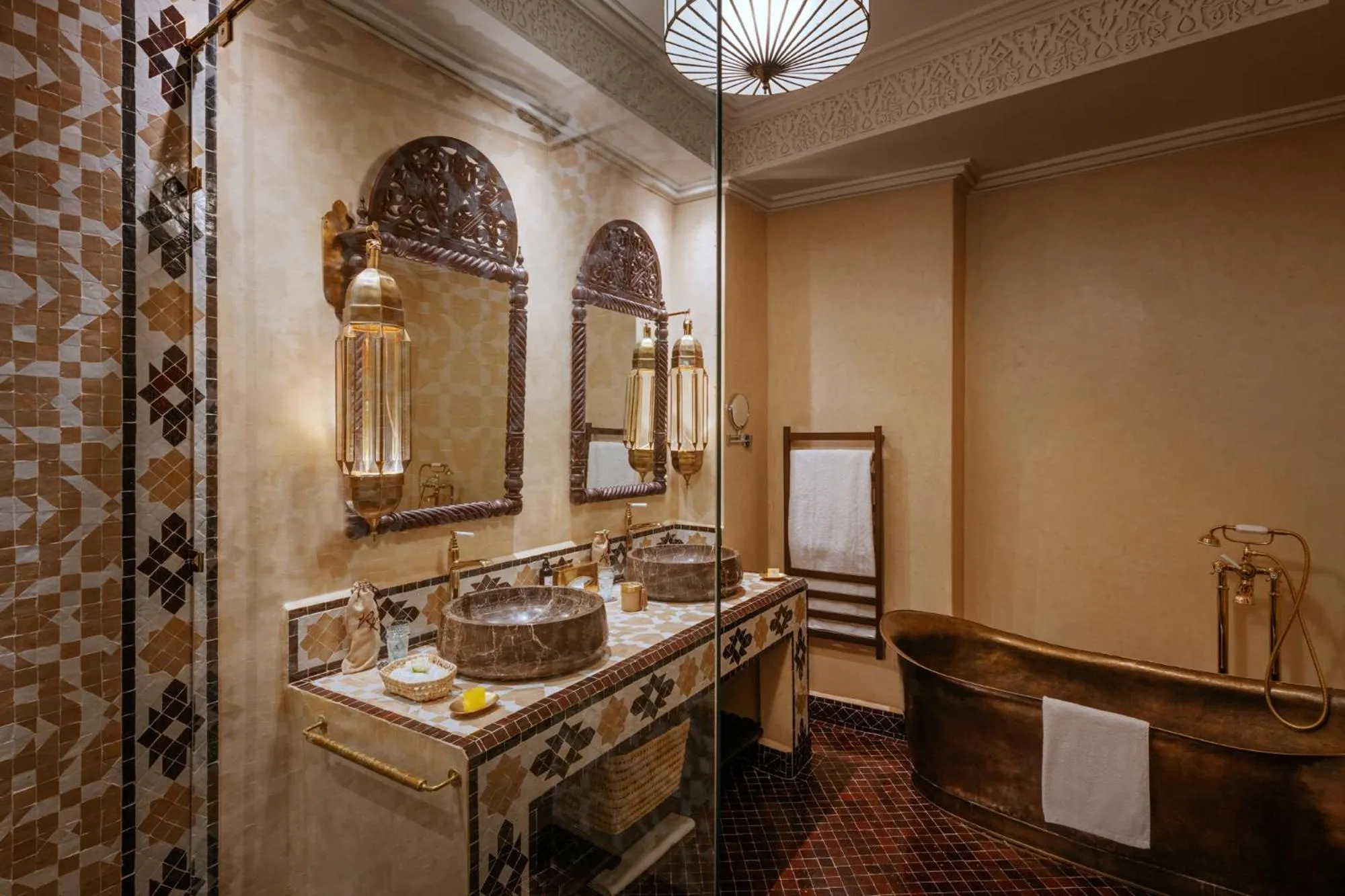 Bathroom in Riad Kheirredine