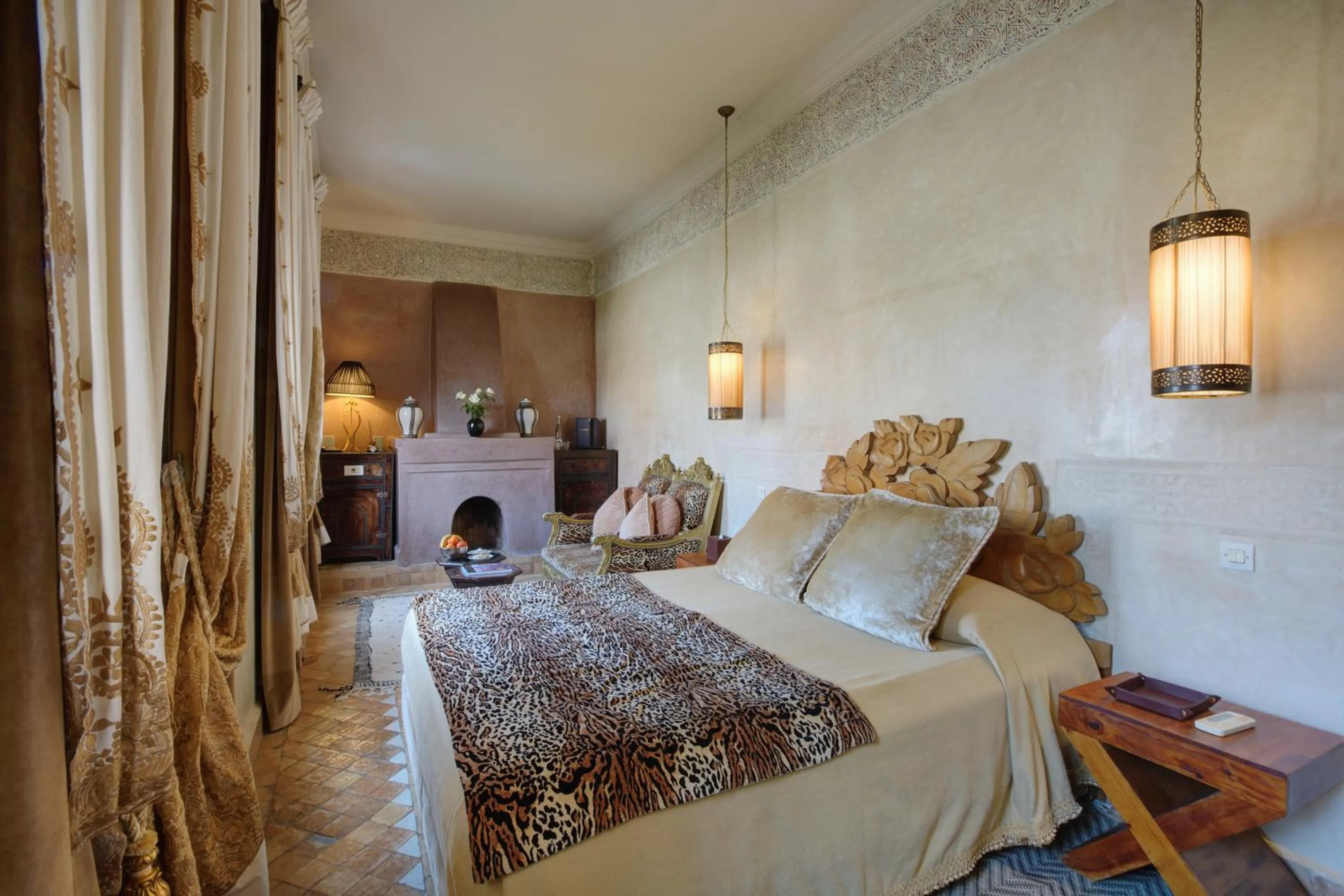 Bed in Riad Kheirredine