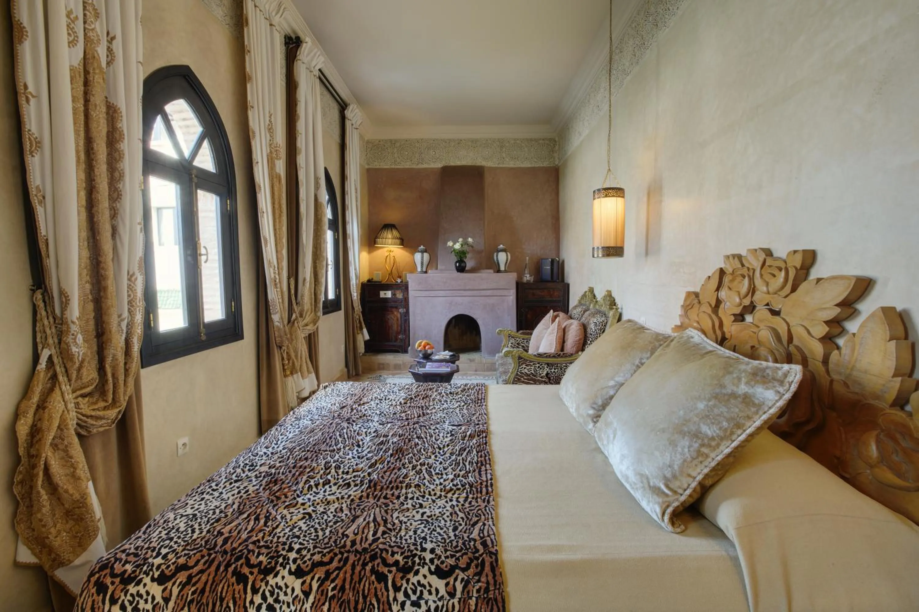 Bed in Riad Kheirredine