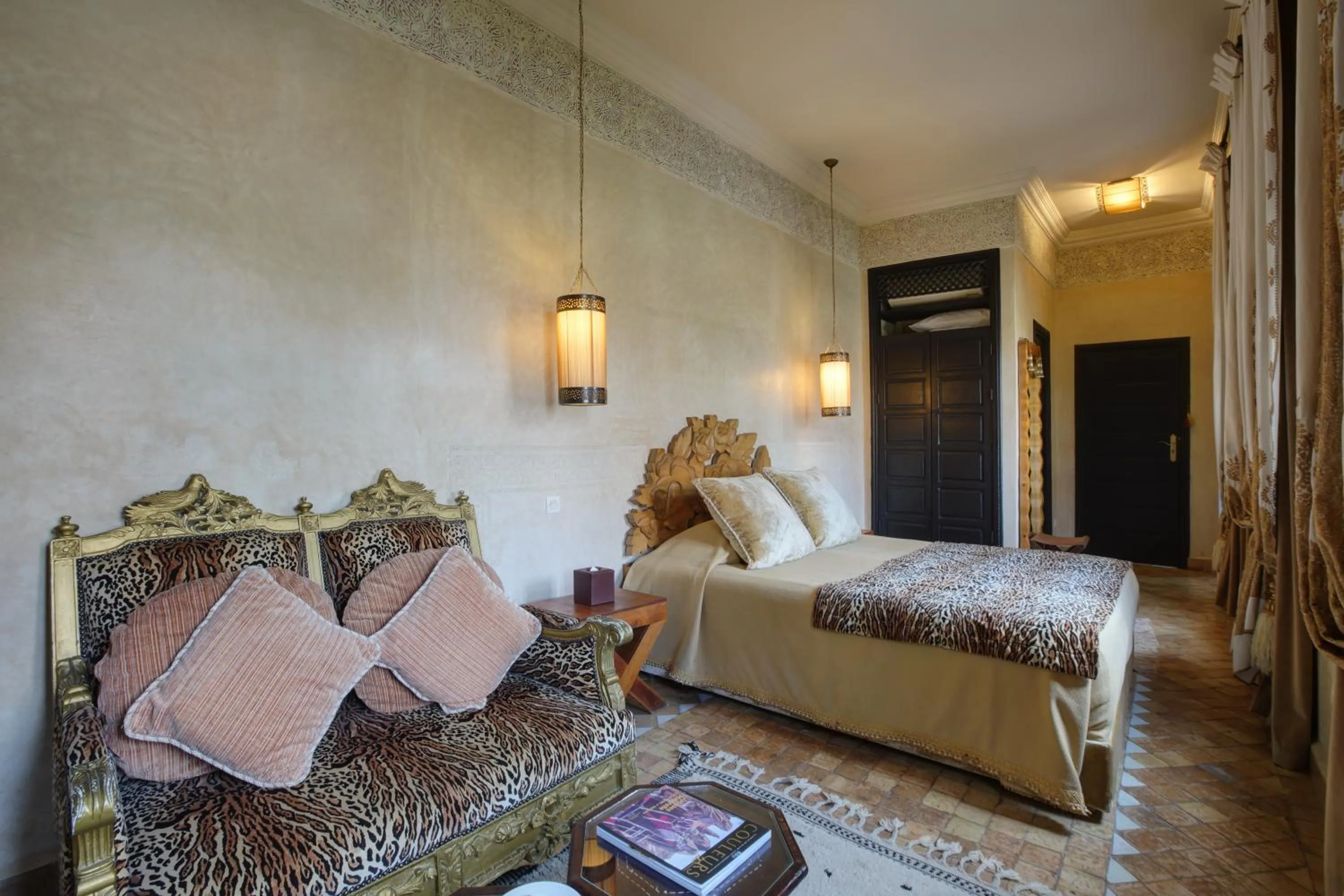 Bed in Riad Kheirredine