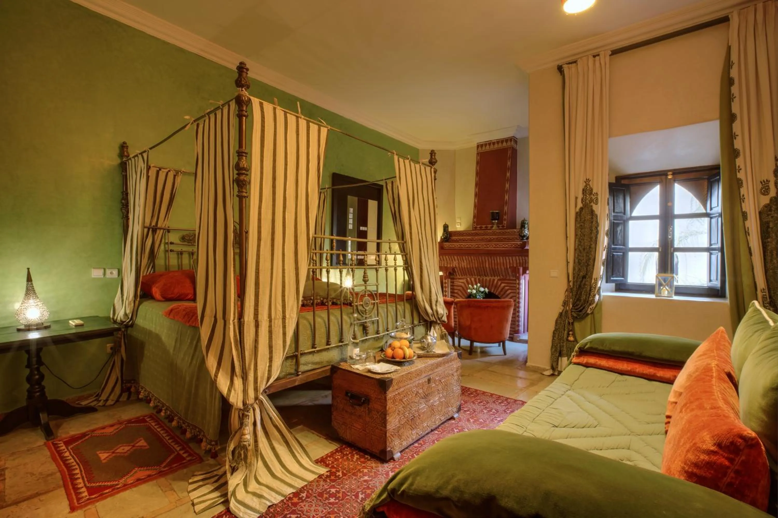 Bed in Riad Kheirredine