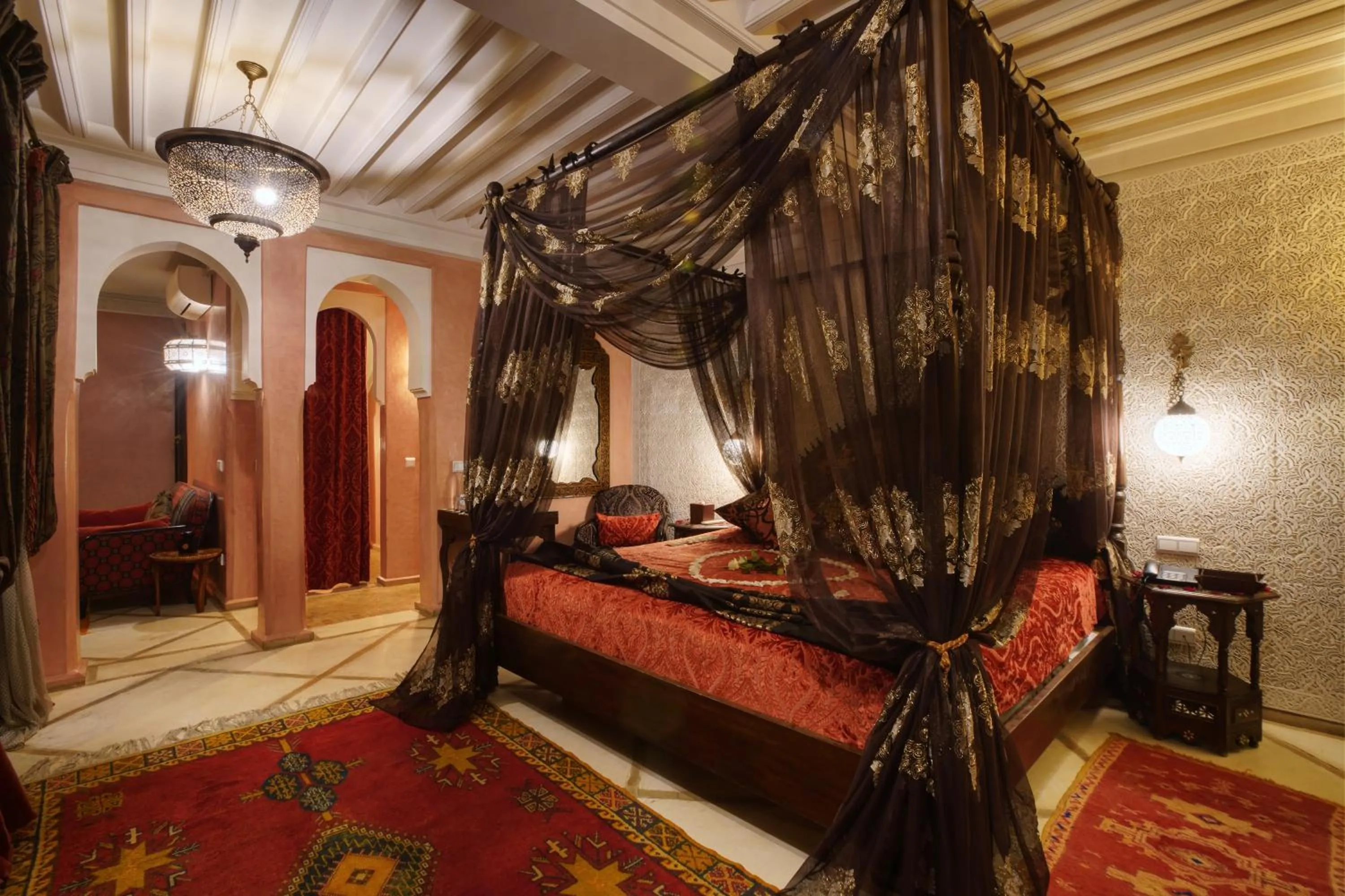 Bed in Riad Kheirredine