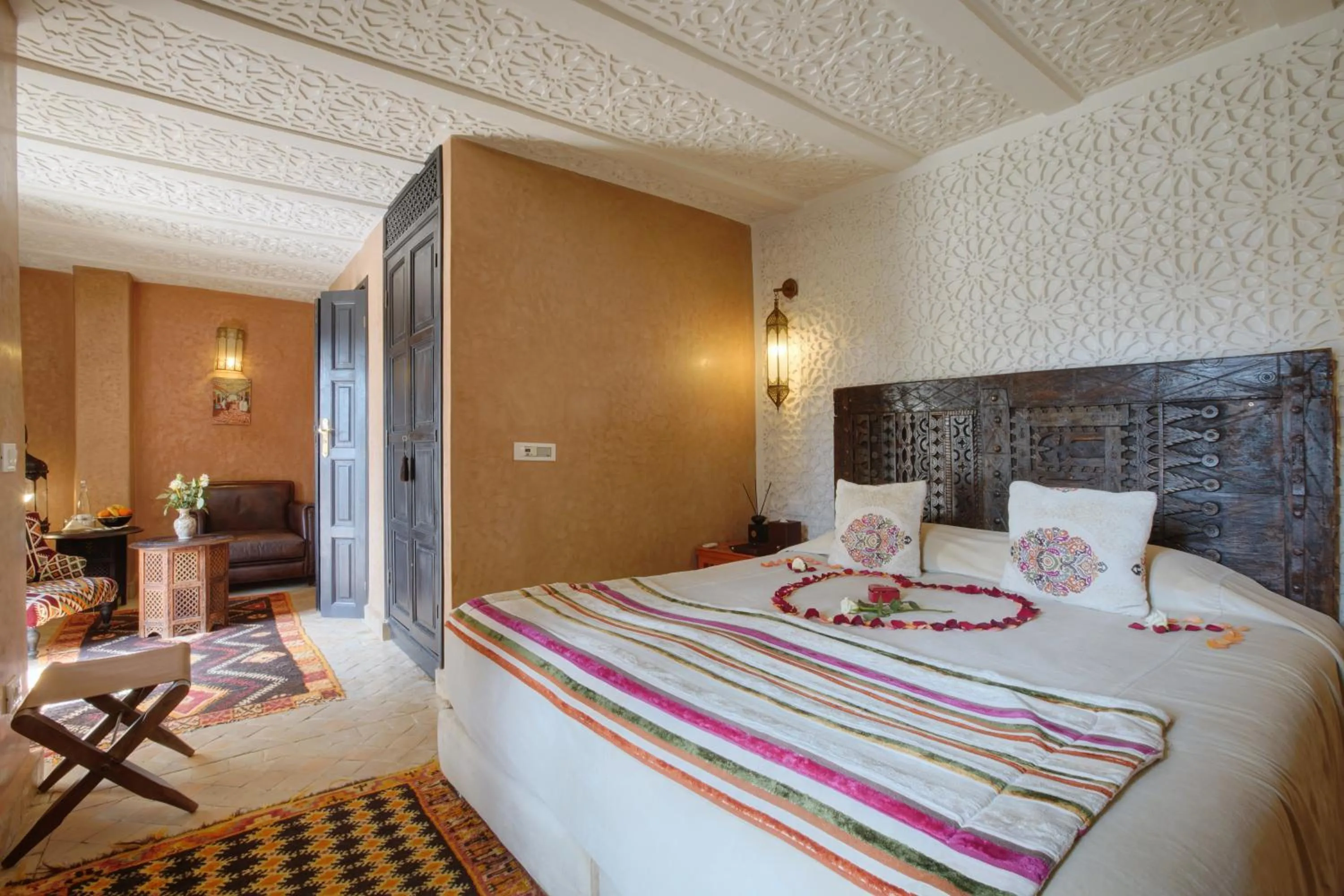 Bed in Riad Kheirredine