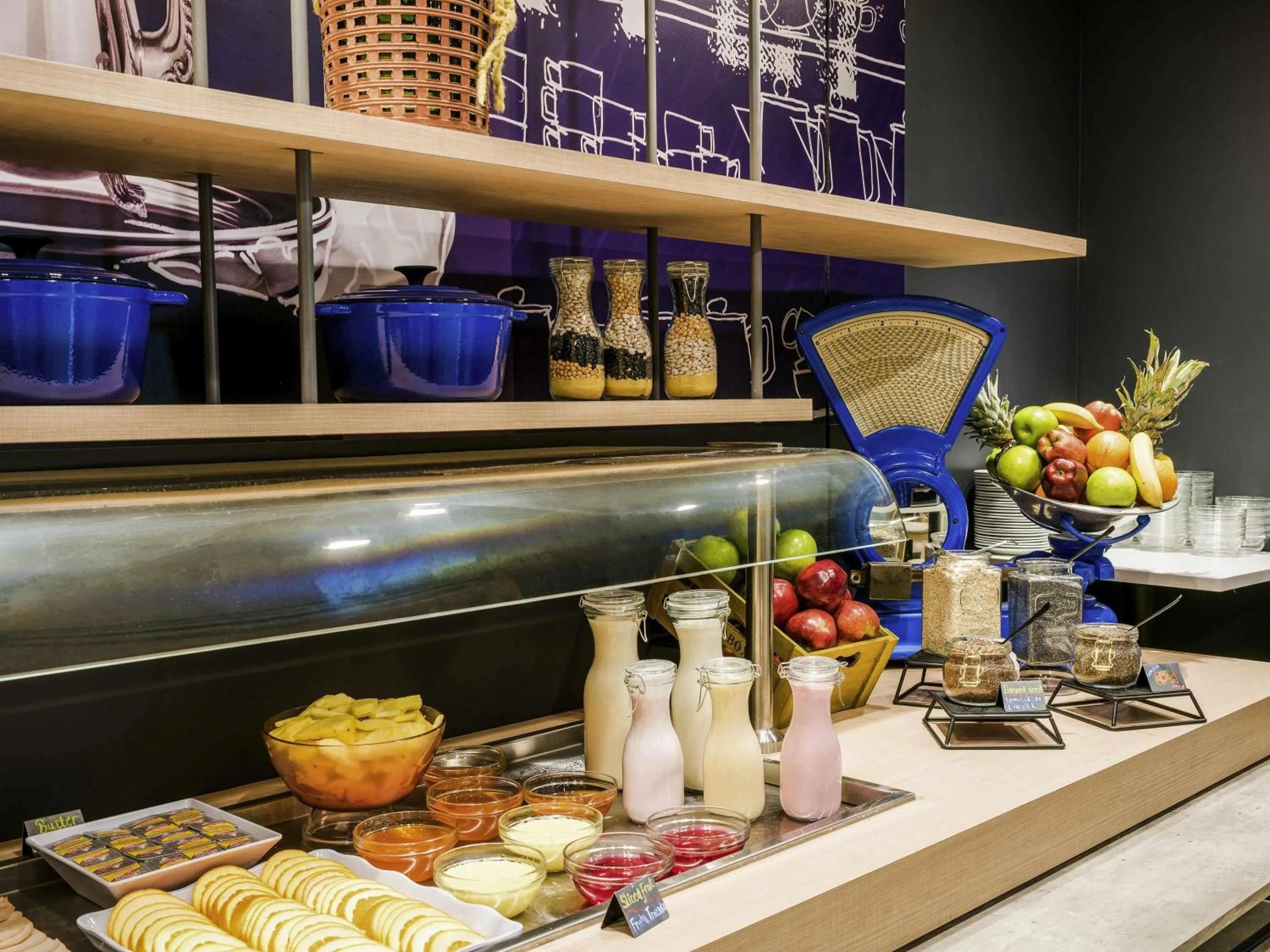 Breakfast in ibis budget Santiago Providencia