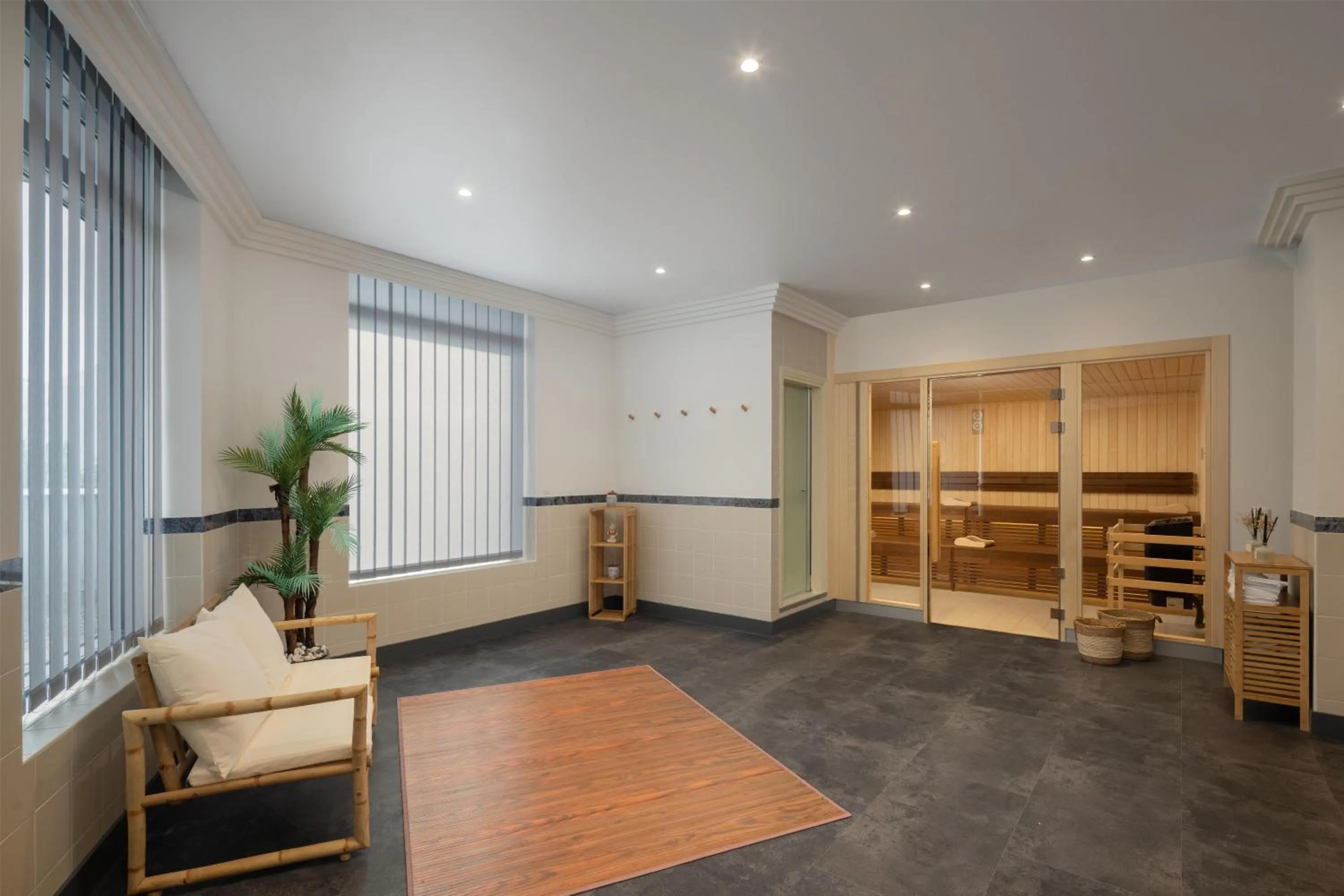 Sauna in Hilton Paris Charles De Gaulle Airport