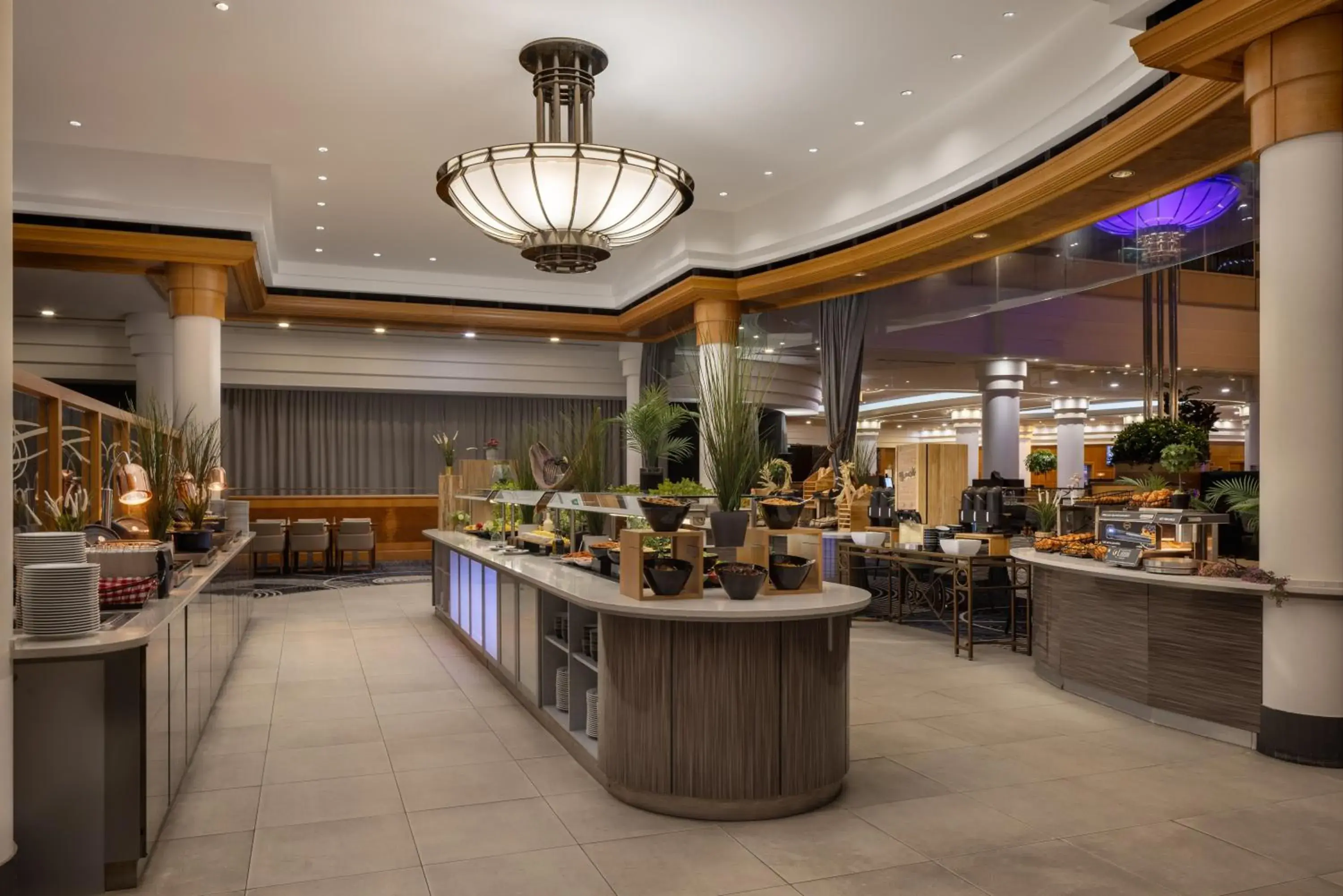 Breakfast in Hilton Paris Charles De Gaulle Airport Breakfast in Hilton Paris Charles De Gaulle Airport