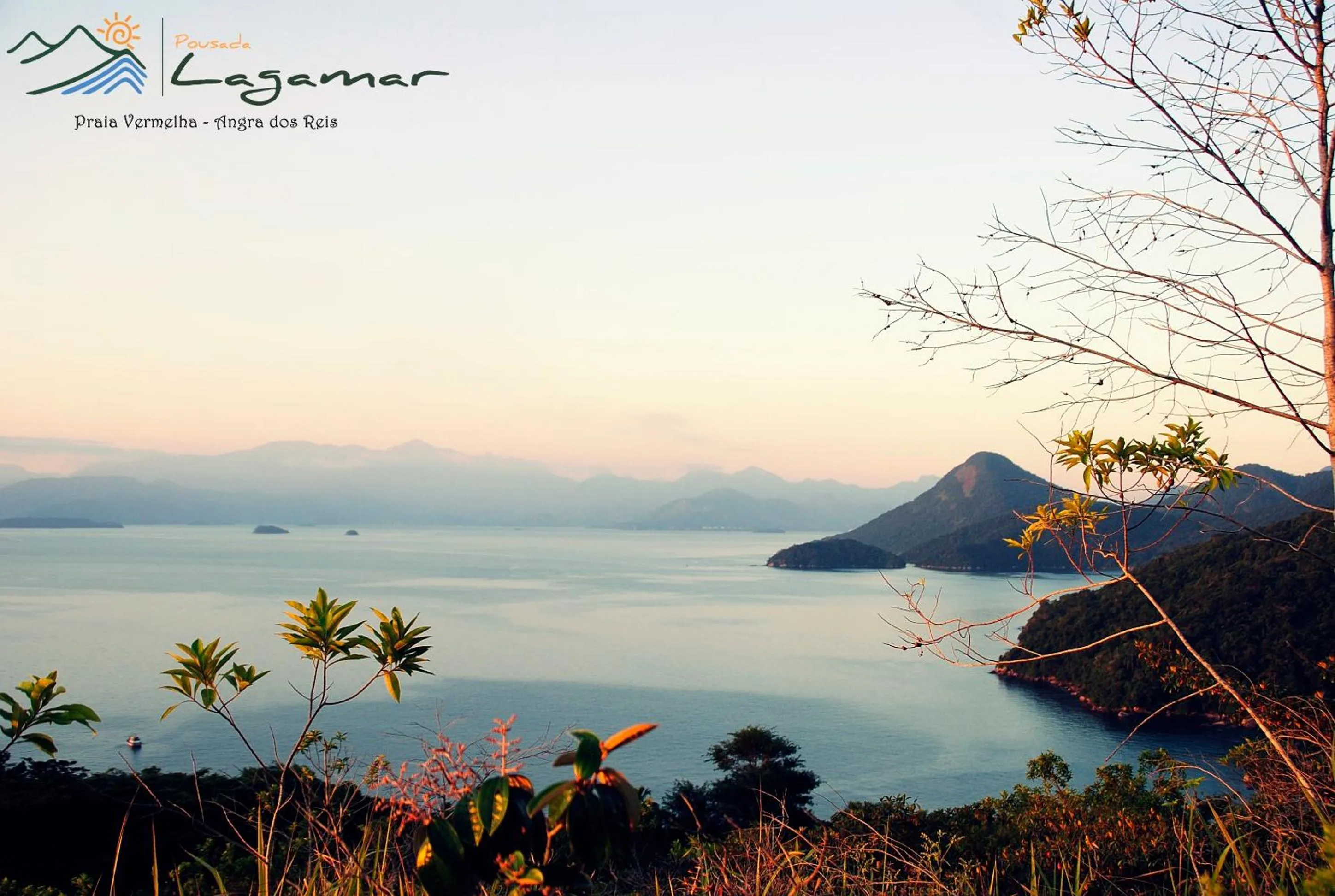 Text overlay in Pousada Lagamar