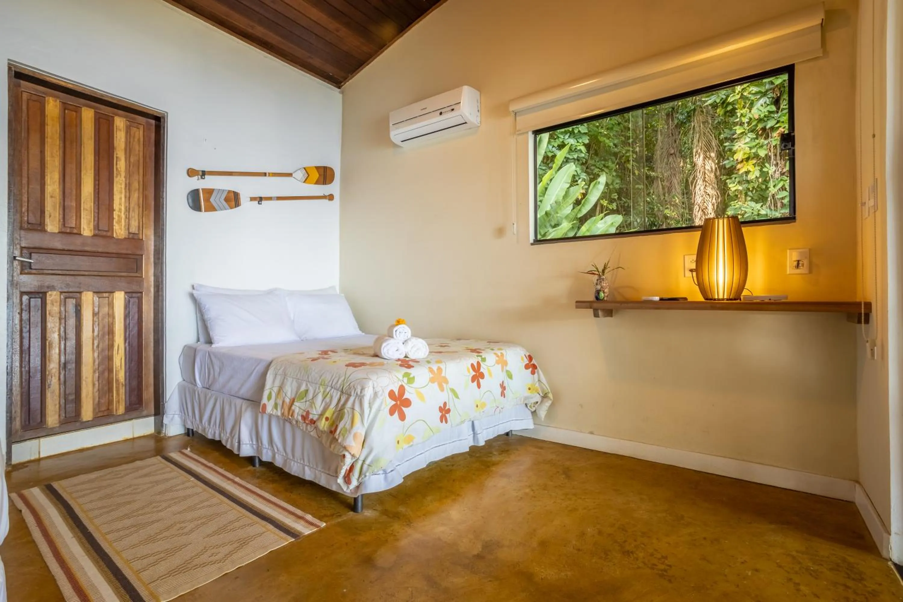 Bed in Pousada Lagamar