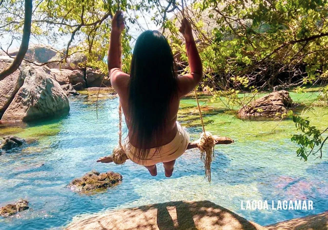 Swimming pool in Pousada Lagamar