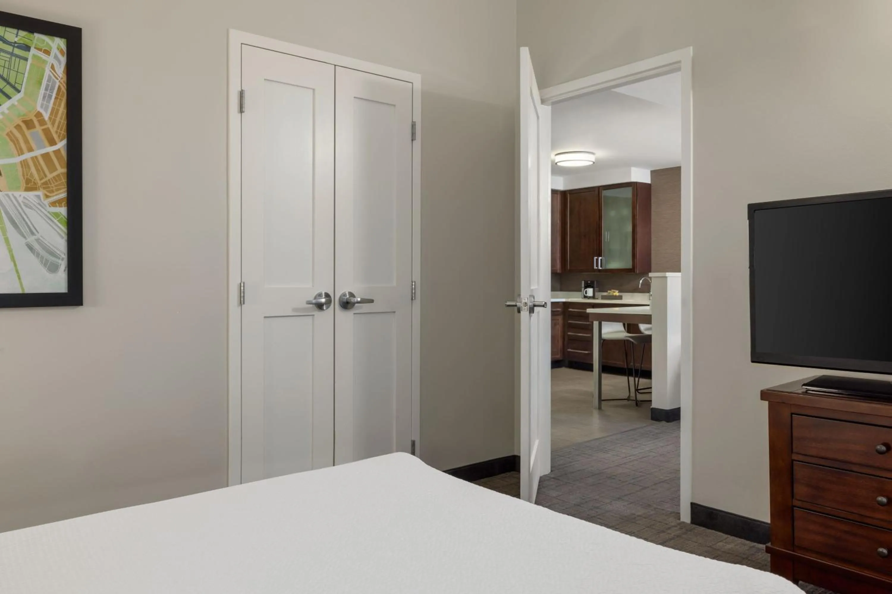 Bedroom, Bed in Residence Inn by Marriott Omaha Downtown Old Market Area