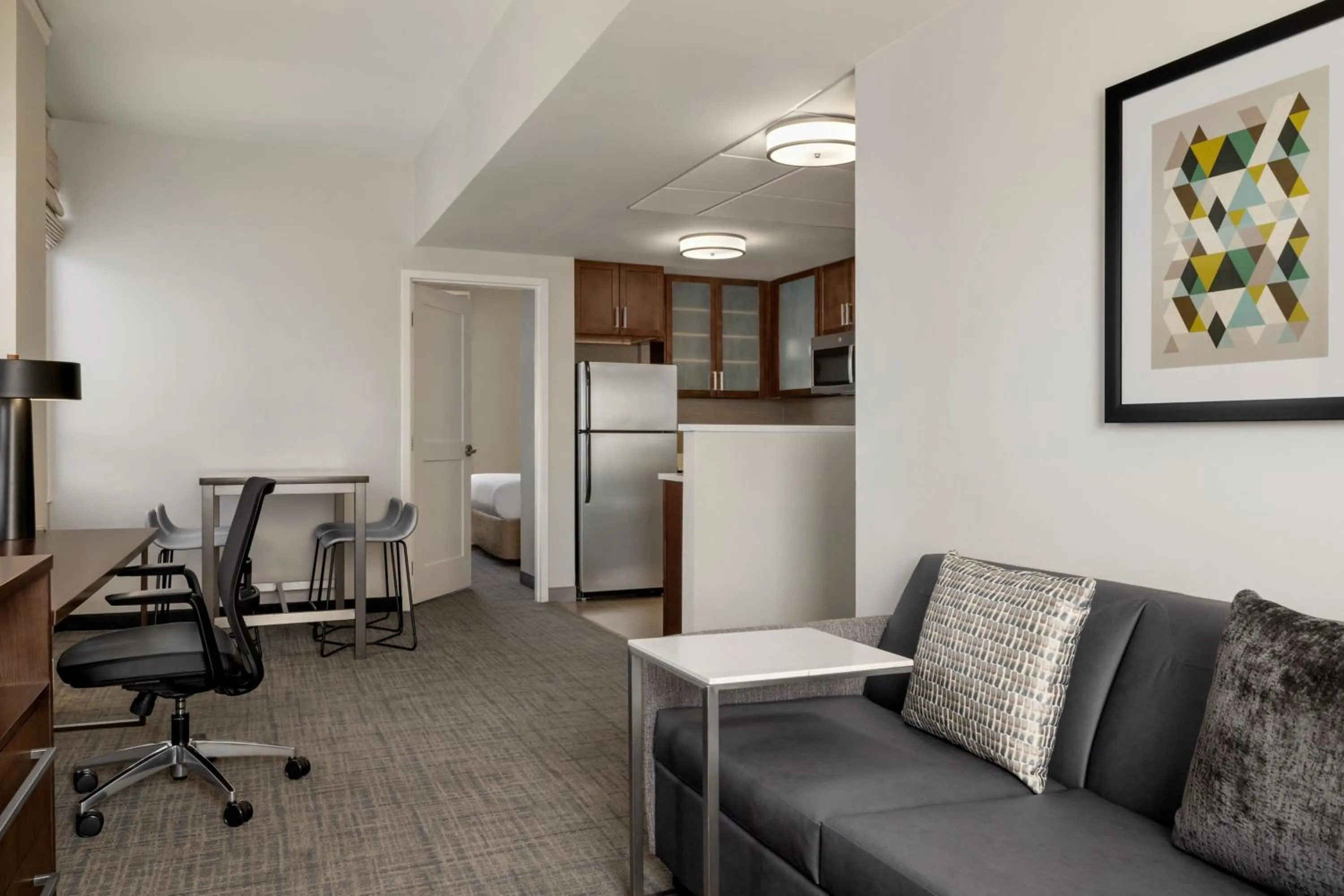 Living room in Residence Inn by Marriott Omaha Downtown Old Market Area