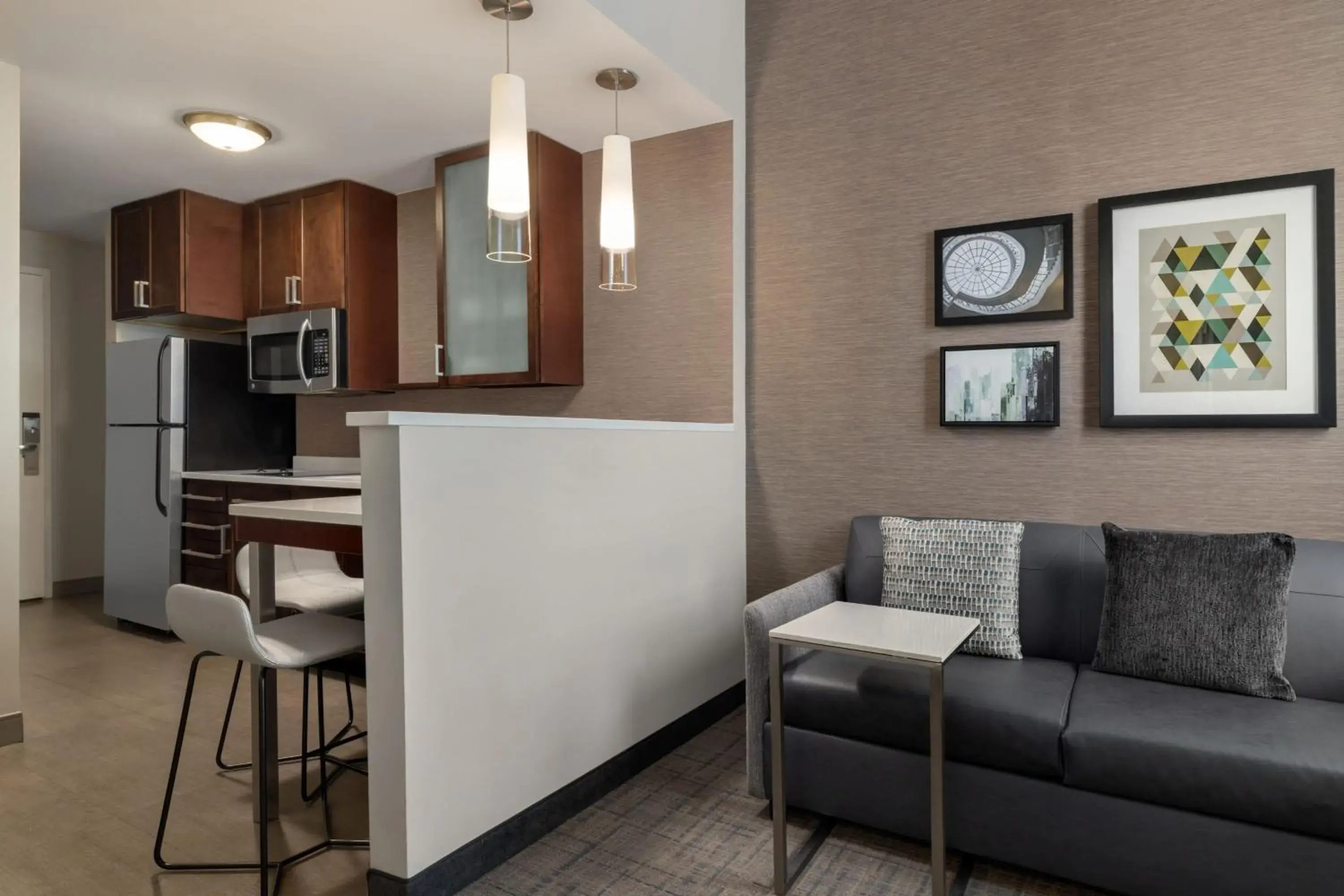 One-Bedroom Suite with Sofa Bed in Residence Inn by Marriott Omaha Downtown Old Market Area One-Bedroom Suite with Sofa Bed in Residence Inn by Marriott Omaha Downtown Old Market Area