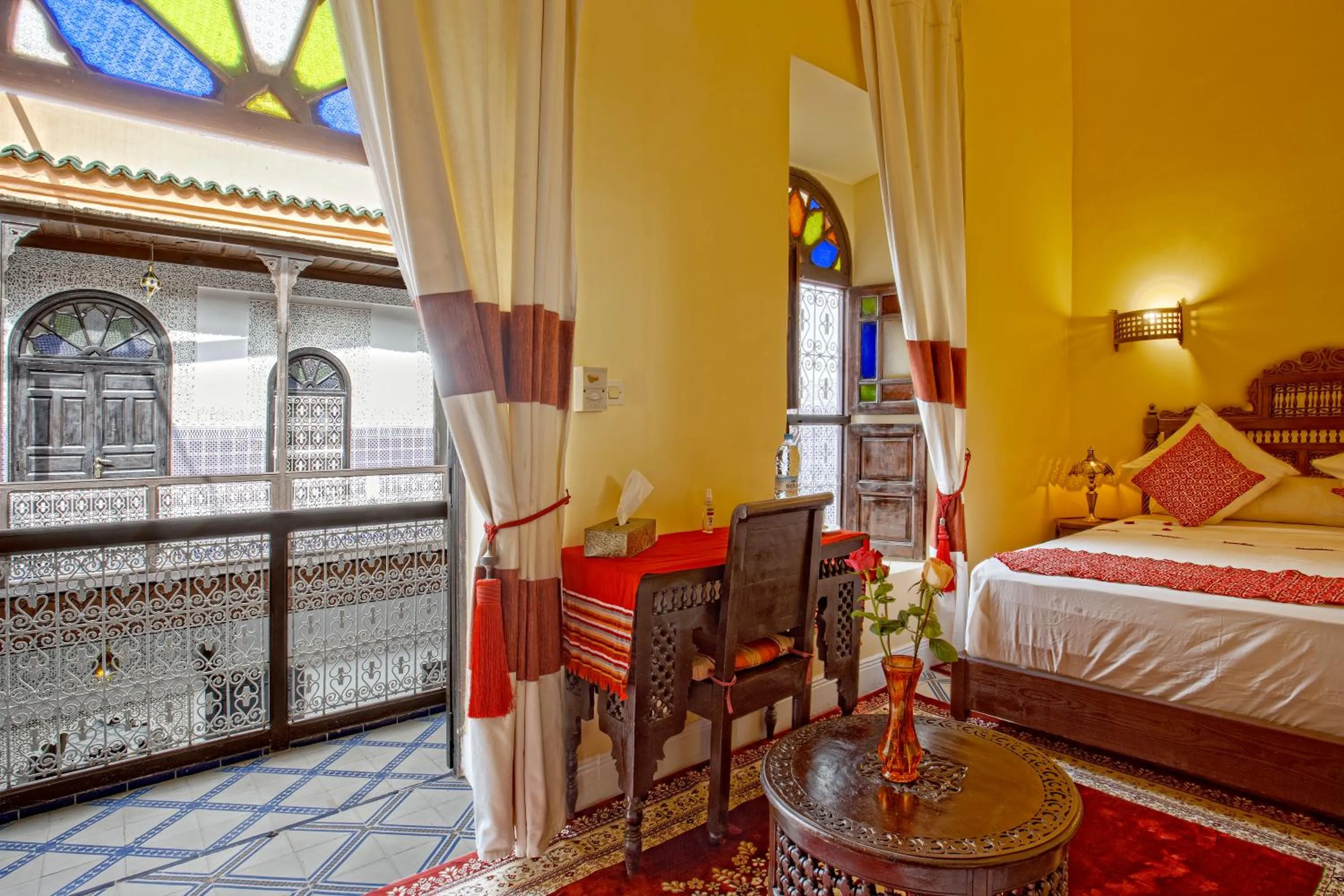 View (from property/room), Bed in Riad Al Jana