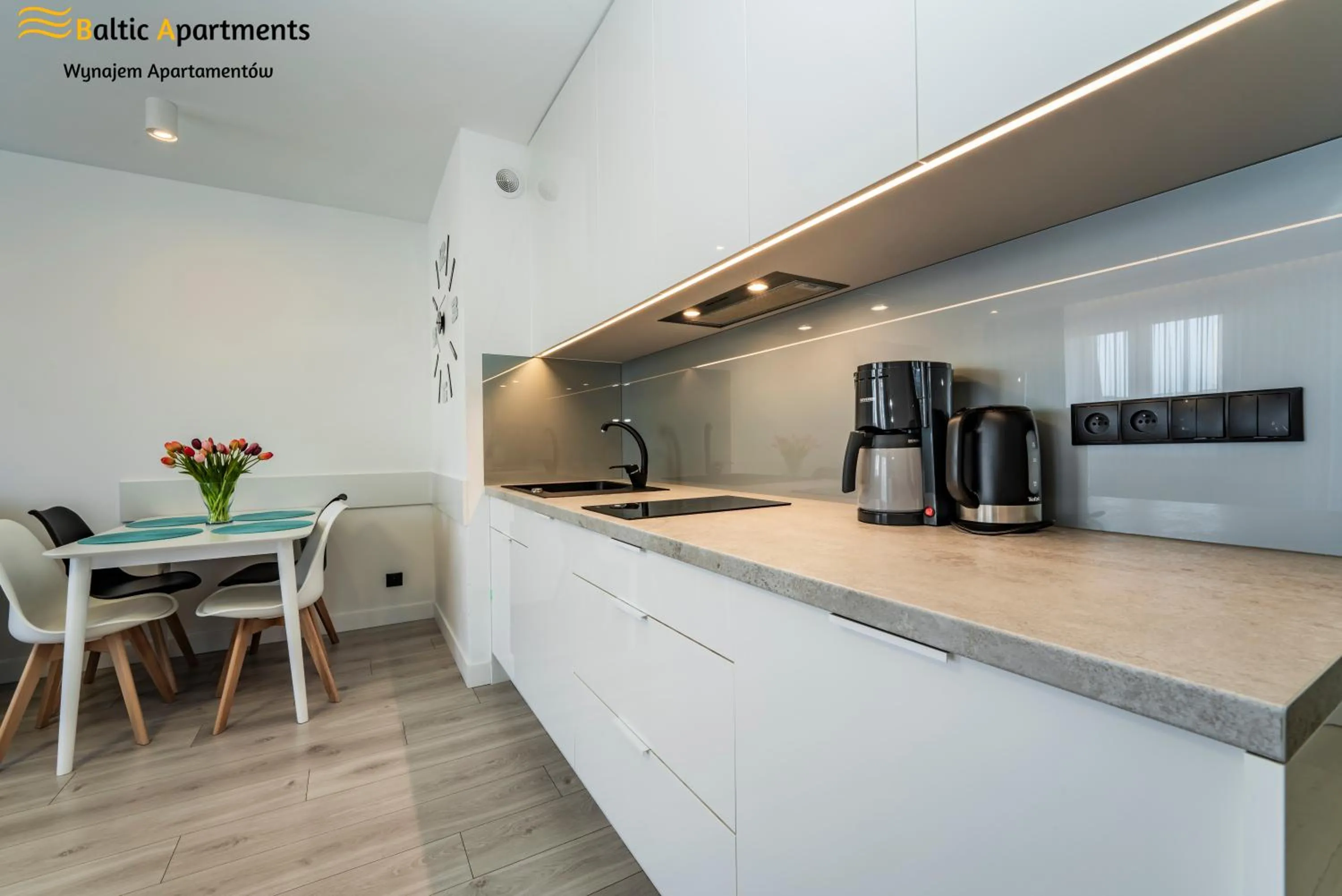 Kitchen or kitchenette in Baltic Apartments - Apartamenty Bałtyk