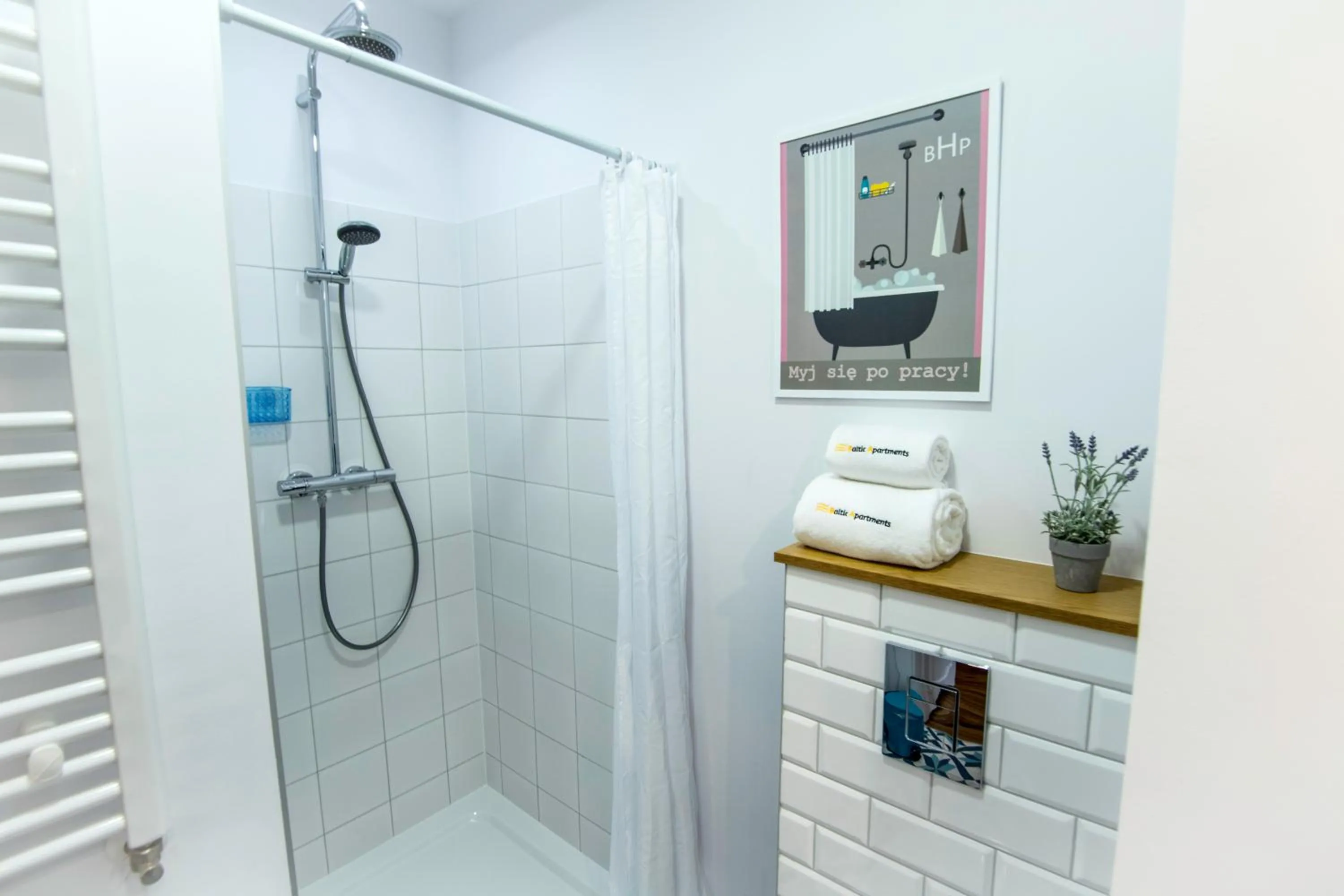Bathroom in Baltic Apartments - Apartamenty Bałtyk