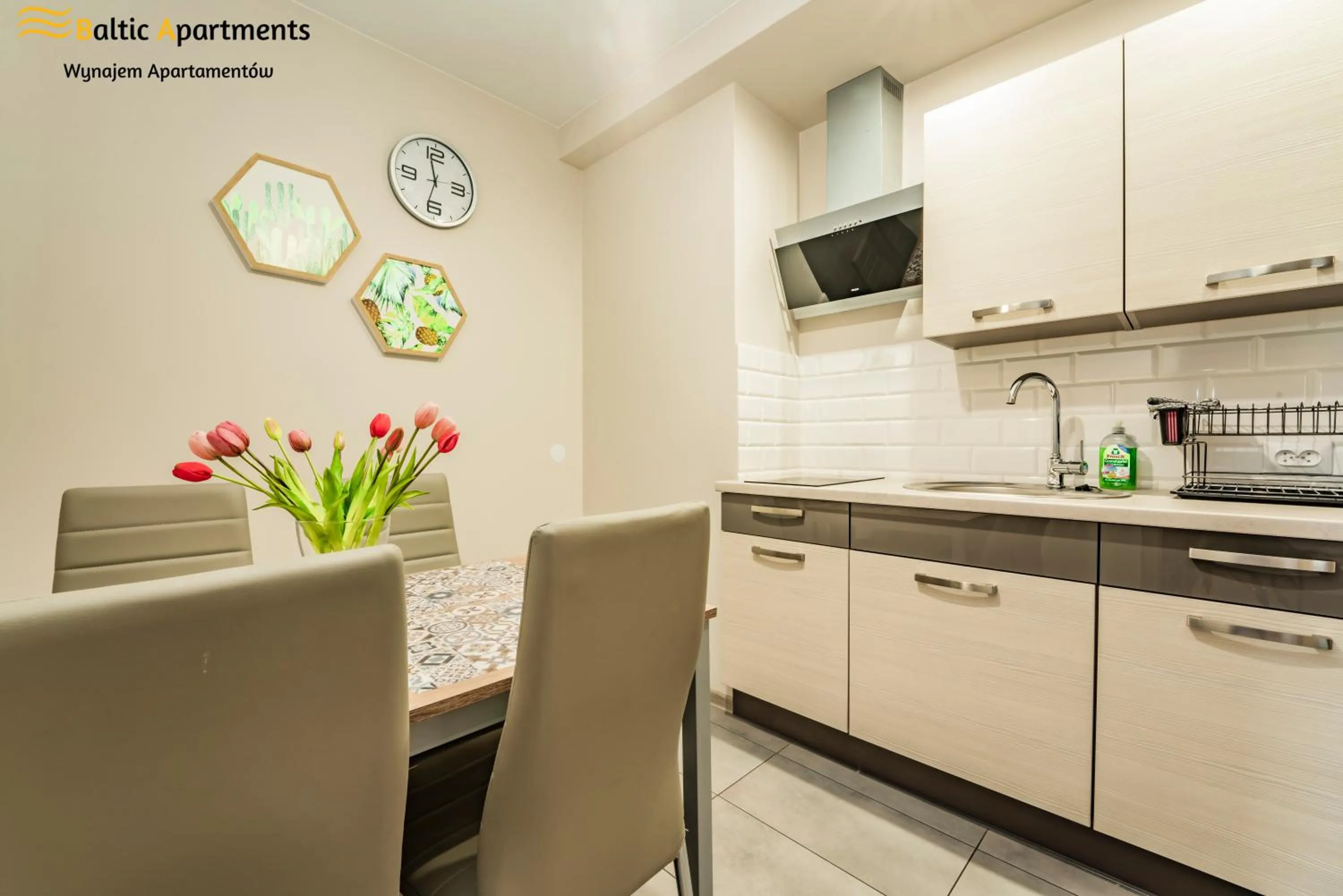 Kitchen or kitchenette in Baltic Apartments - Apartamenty Bałtyk