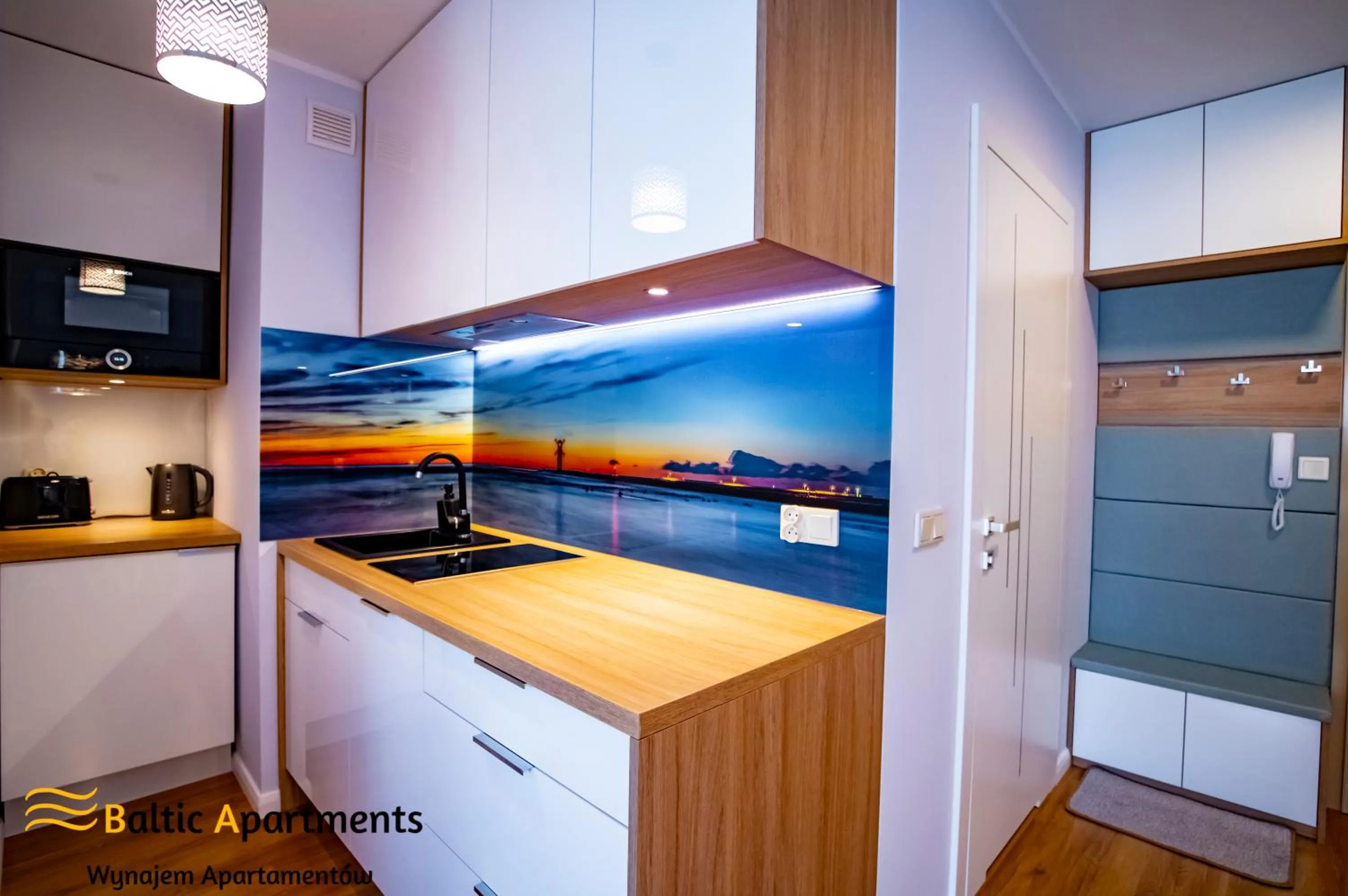 Kitchen or kitchenette in Baltic Apartments - Apartamenty Bałtyk