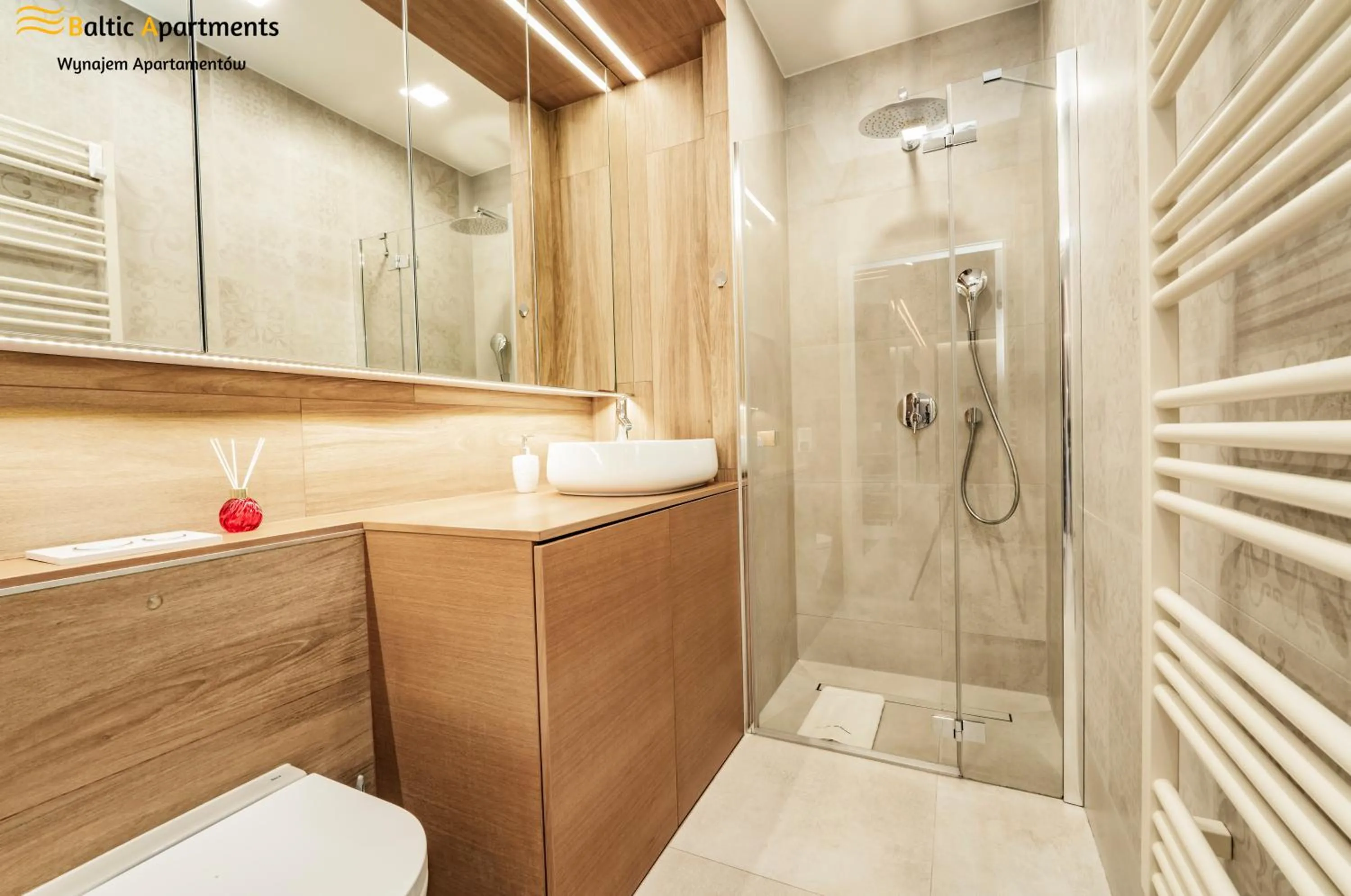 Shower in Baltic Apartments - Apartamenty Bałtyk