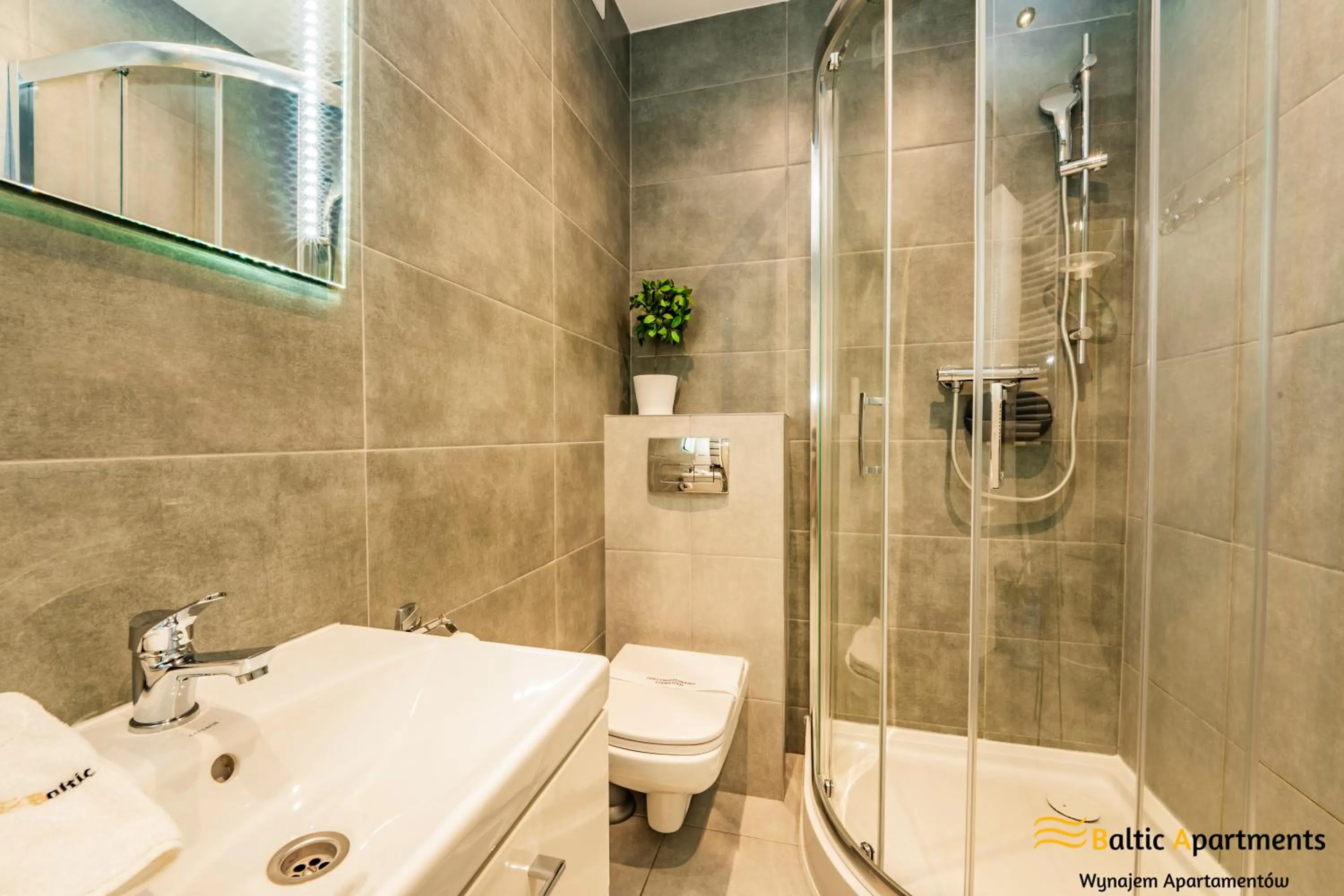 Shower in Baltic Apartments - Apartamenty Bałtyk
