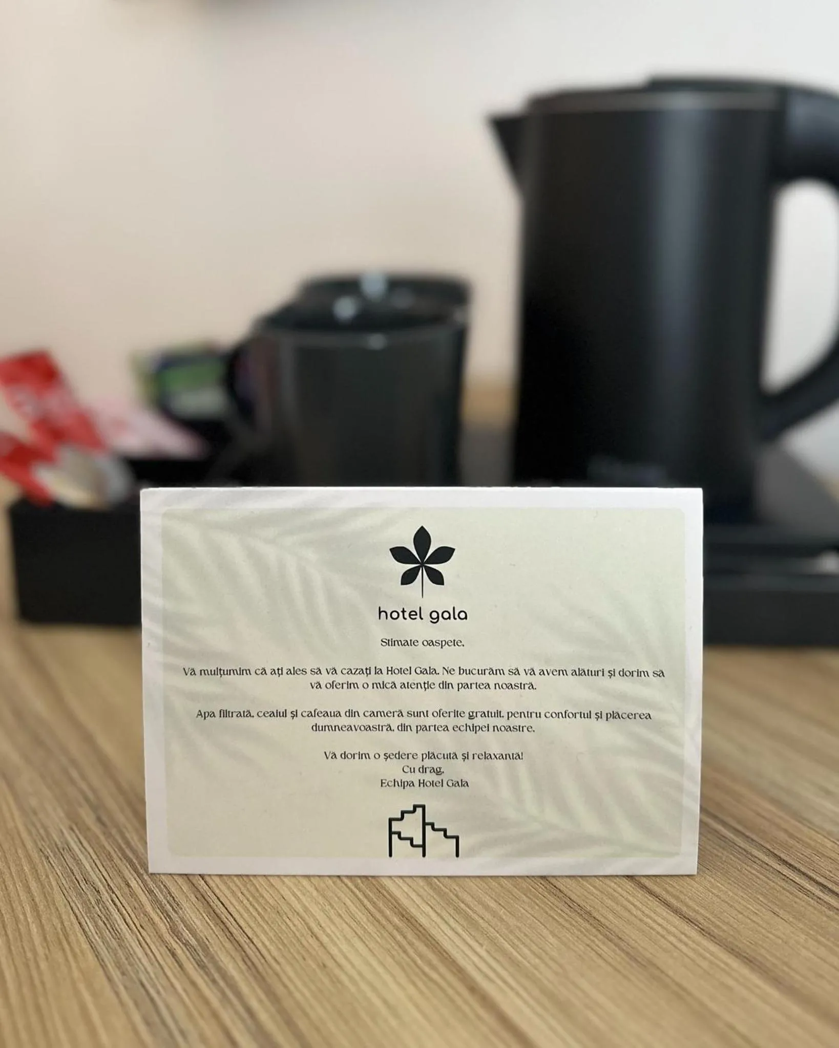 Coffee/tea facilities in Hotel Gala