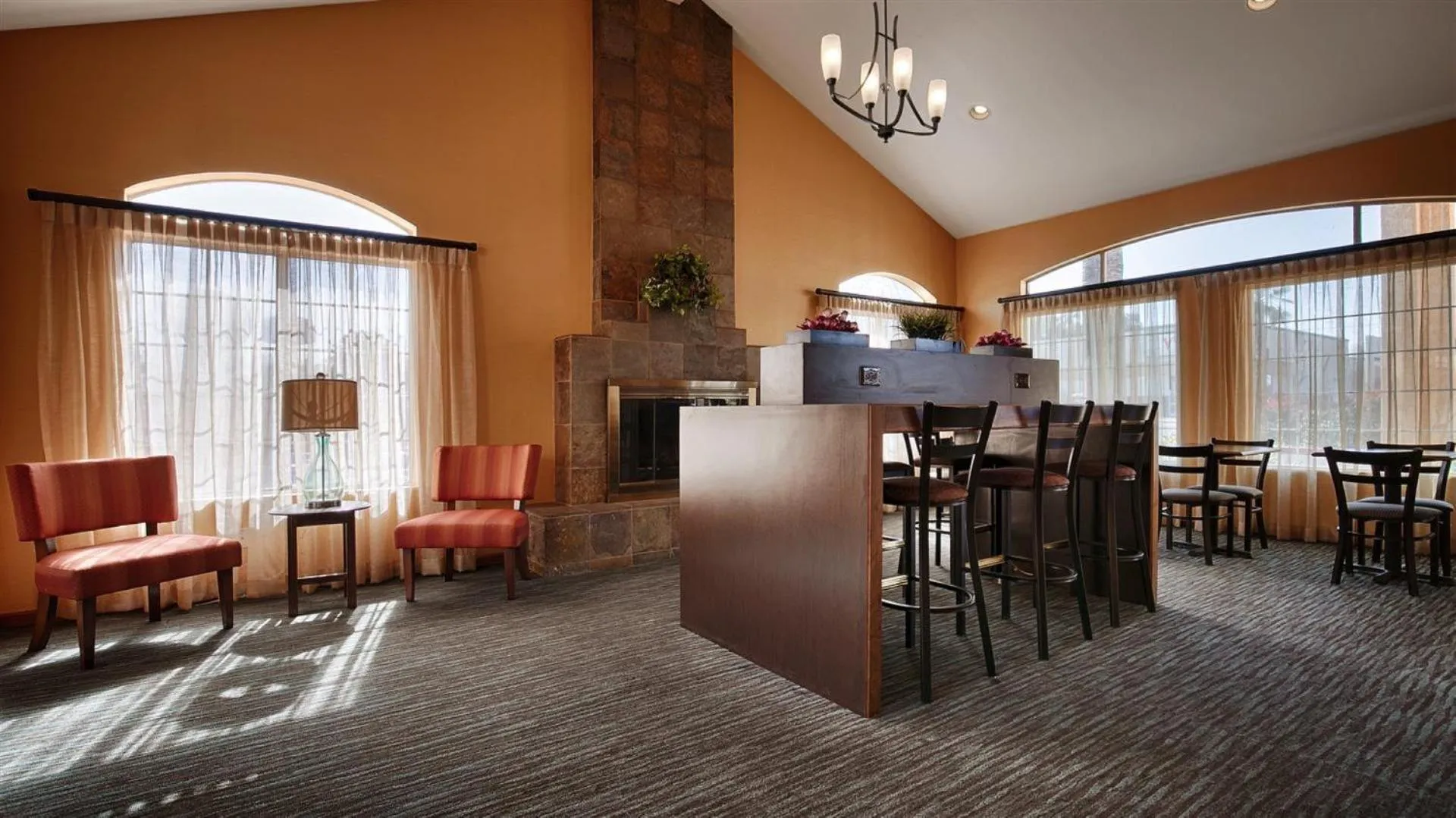 Lobby or reception in Best Western Palm Court Inn