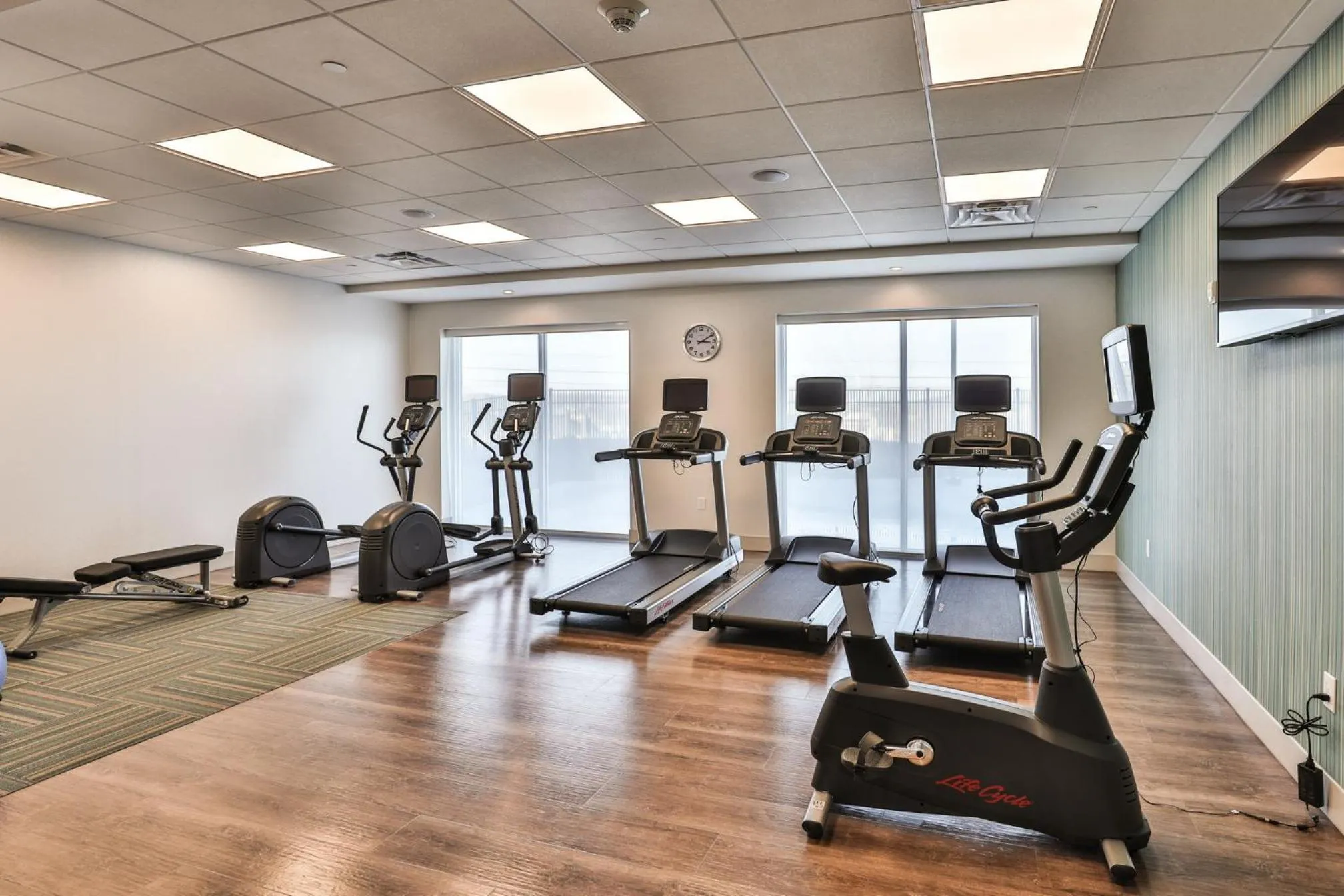 Fitness centre/facilities in Holiday Inn Express & Suites - Nashville MetroCenter Downtown by IHG