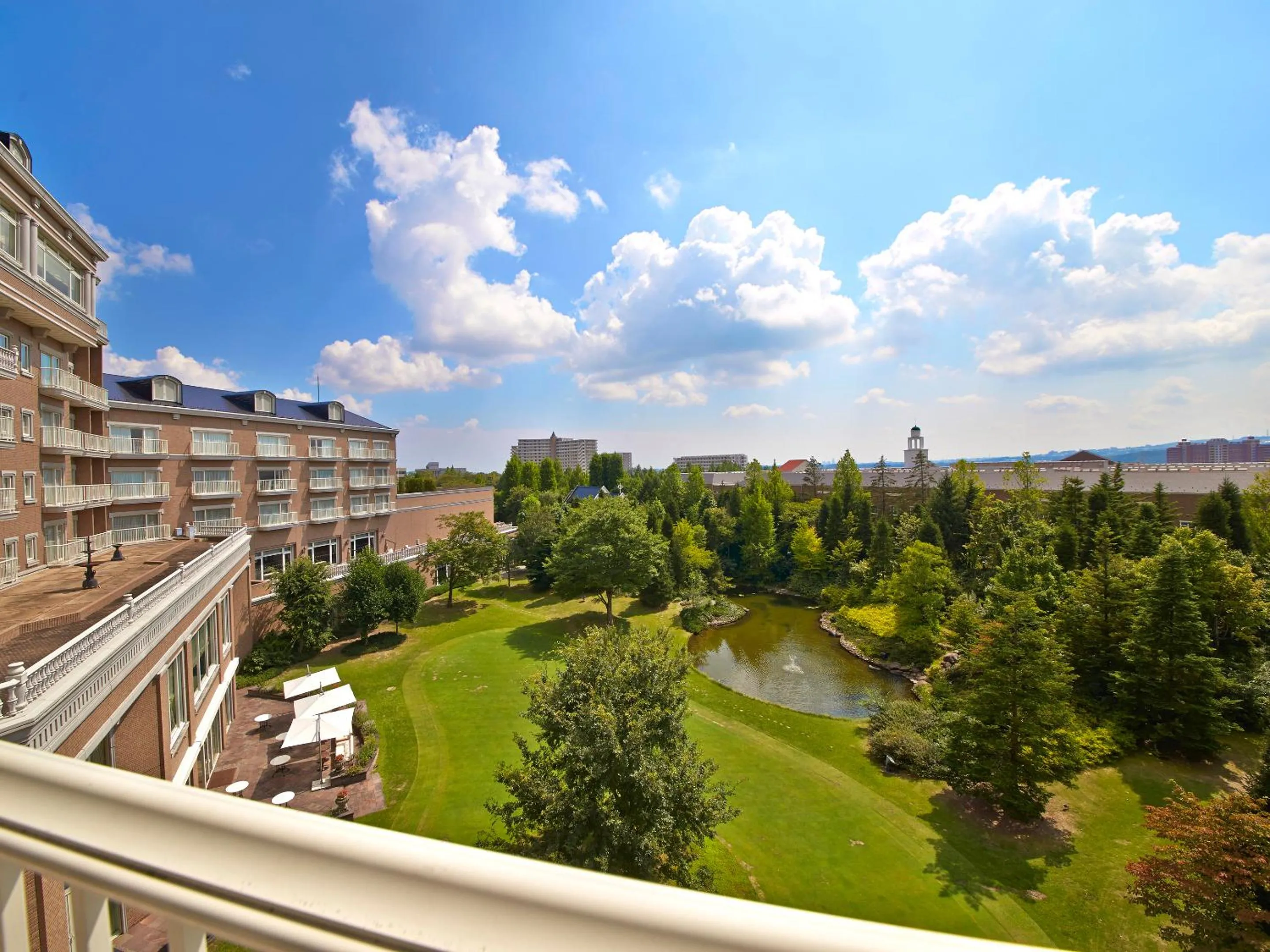 Garden view in Sendai Royal Park Hotel