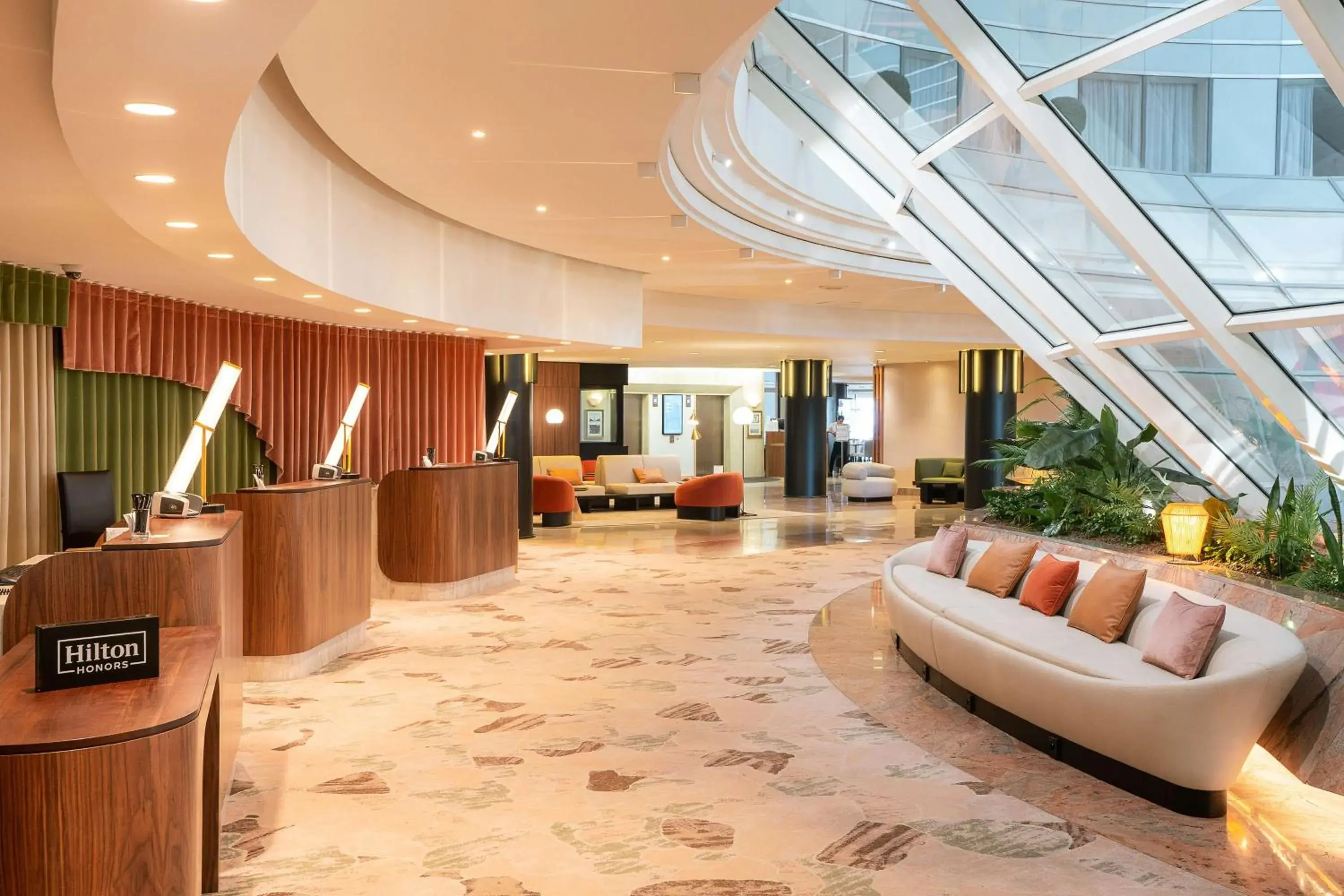 Lobby or reception in Hilton Paris La Défense Lobby or reception in Hilton Paris La Défense
