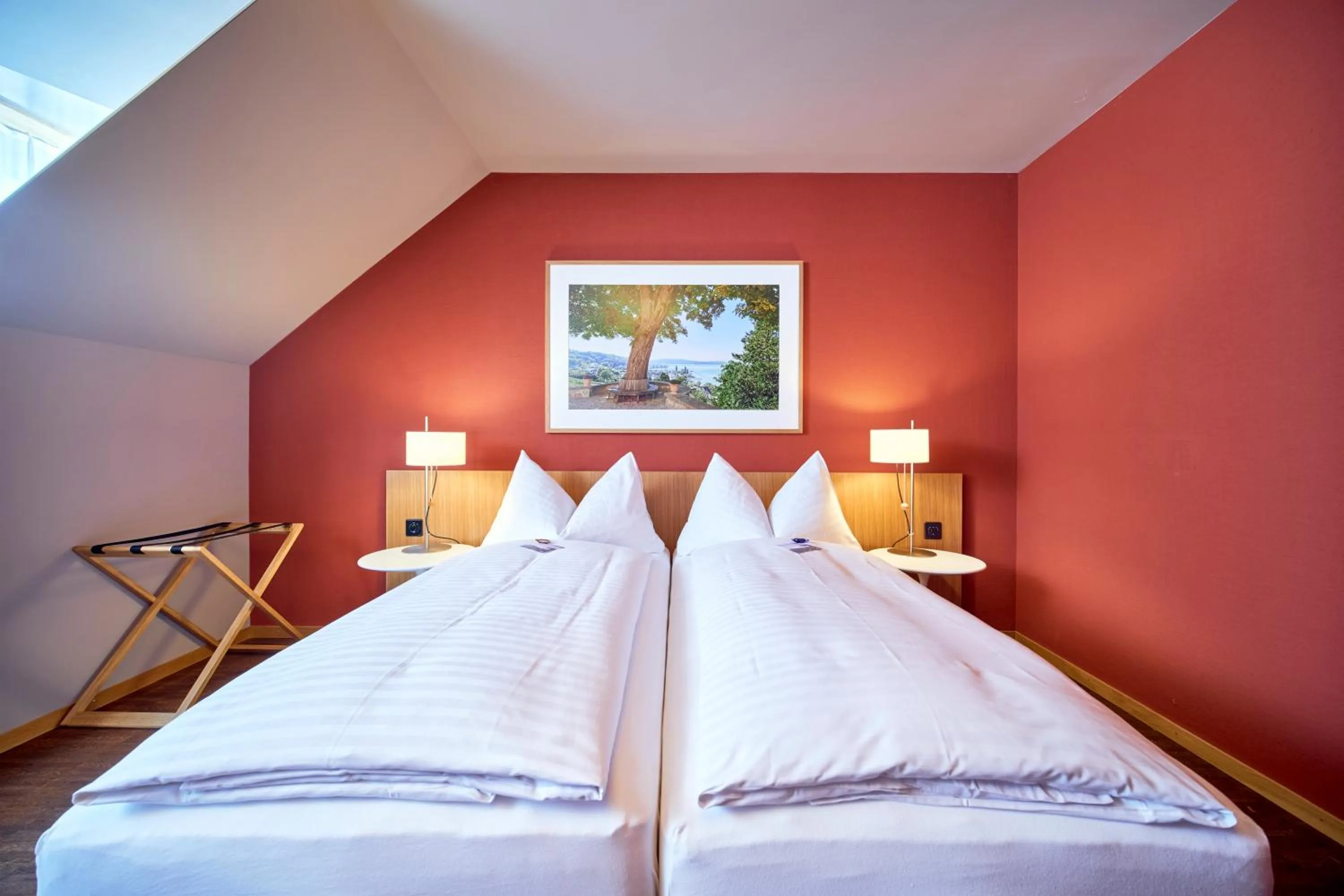 Bed in Hotel Arenenberg